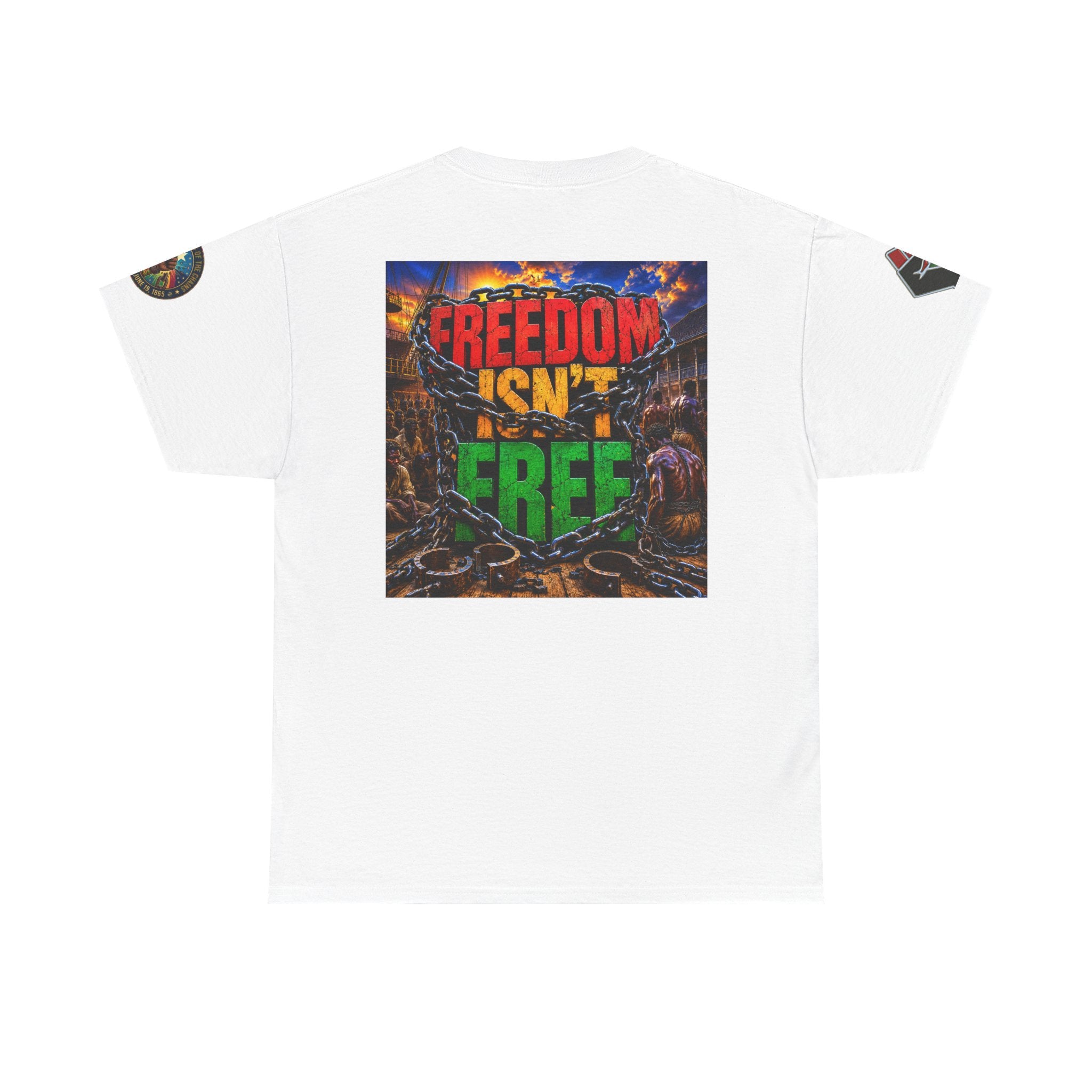 Freedom Isn’t Free Tee — Patriotic Fireworks Soldier Graphic T-Shirt
