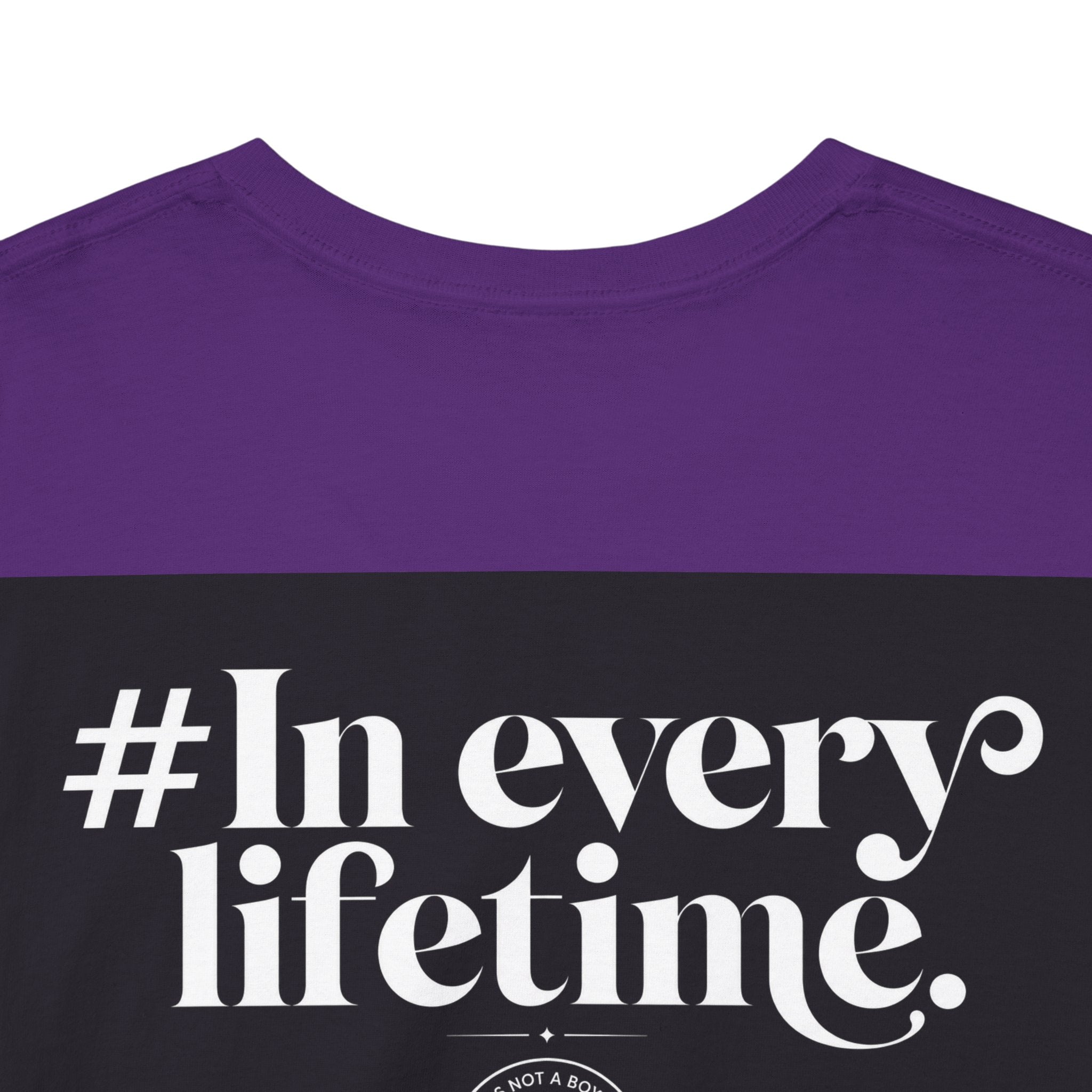 Political Protest Tee — “This Is Not a Boycott, This Is a Wealth Transfer” Shirt (Back: #InEveryLifetime)