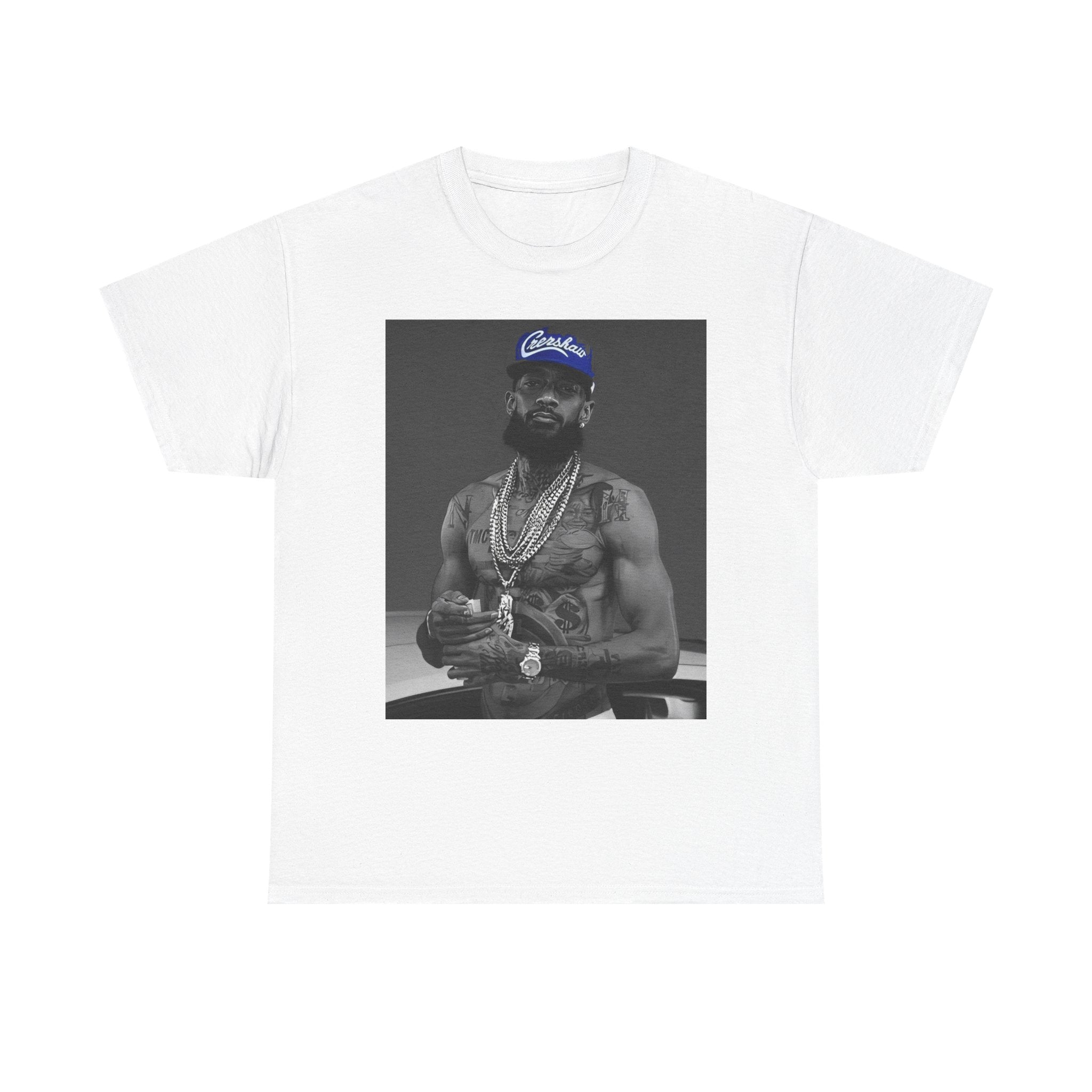 Iconic Rap Legend Photo Tee — Los Angeles Cap Graphic