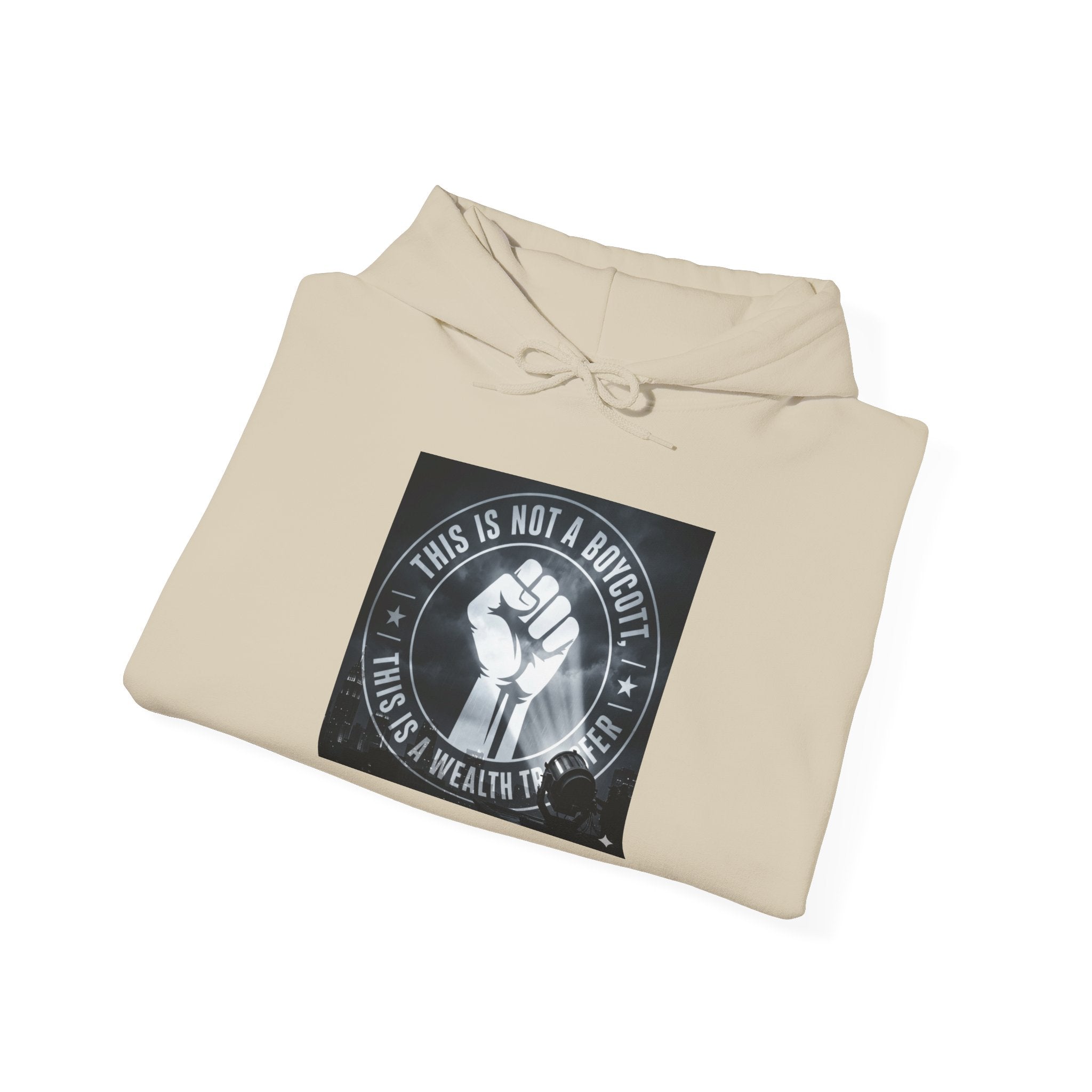 Hoodie — "This Is Not a Moment" Raised Fist Social Justice Pullover