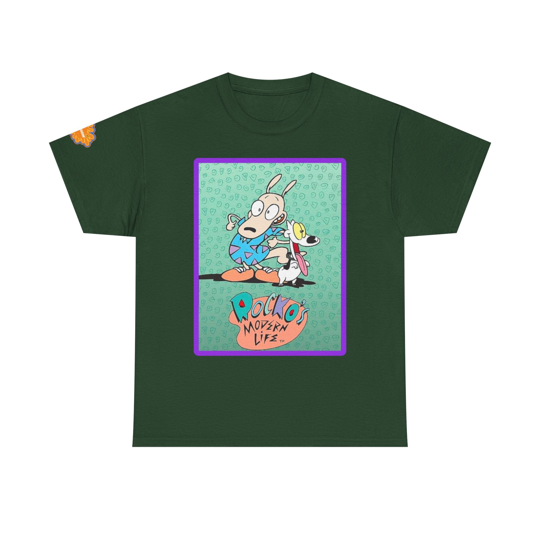 Rocko's Modern Life Cartoon Tee — Retro 90s Nicktoons Graphic T-Shirt