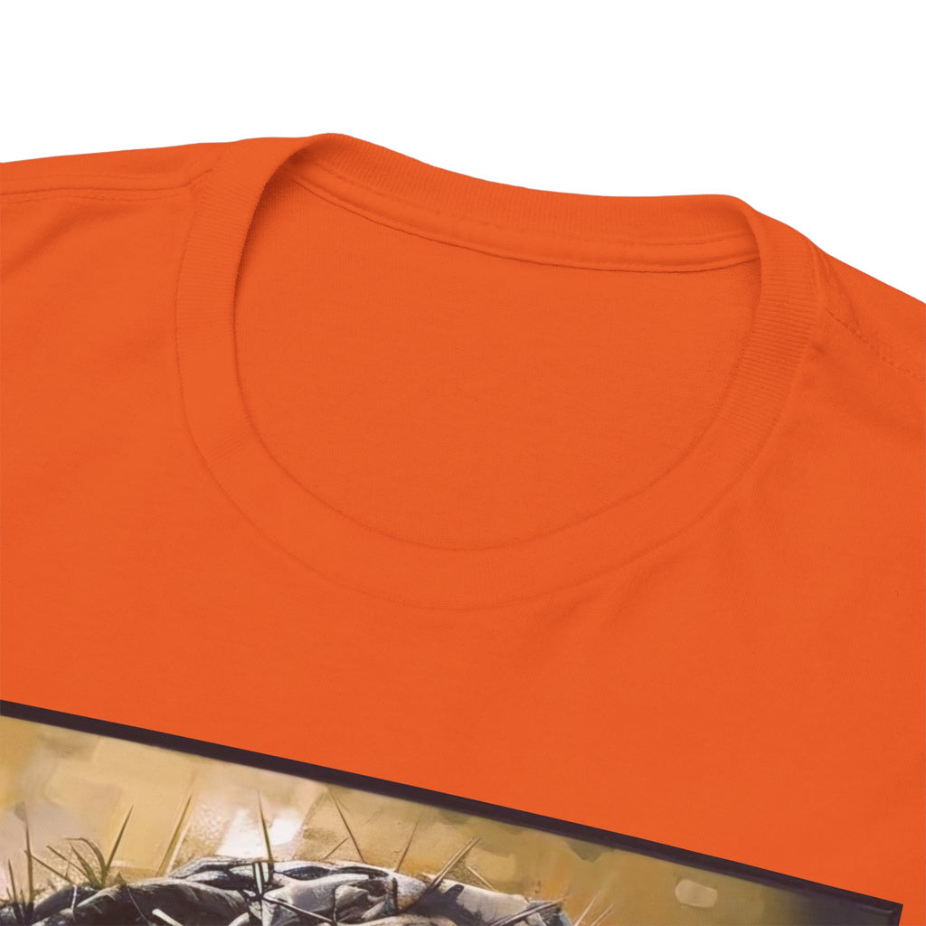 Jesus Portrait Tee with 'This Is Not A Boycott — This Is A Wealth Transfer' Back Emblem