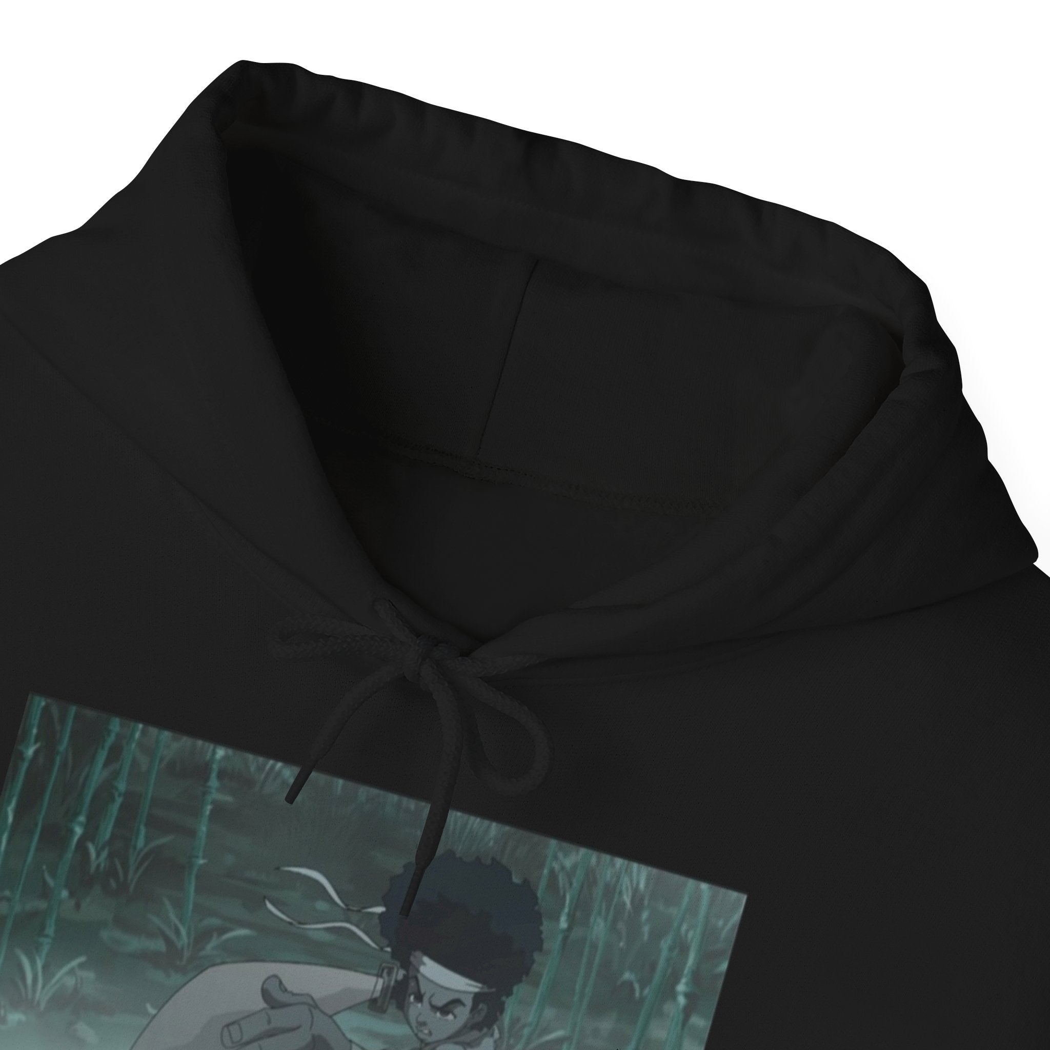 Moody Forest Angel Hoodie — Ethereal Wings Graphic Sweatshirt