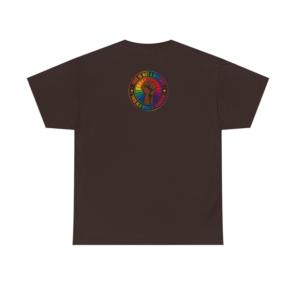 Blackout Graphic Tee — Urban Comic Poster Design with Back Fist Logo