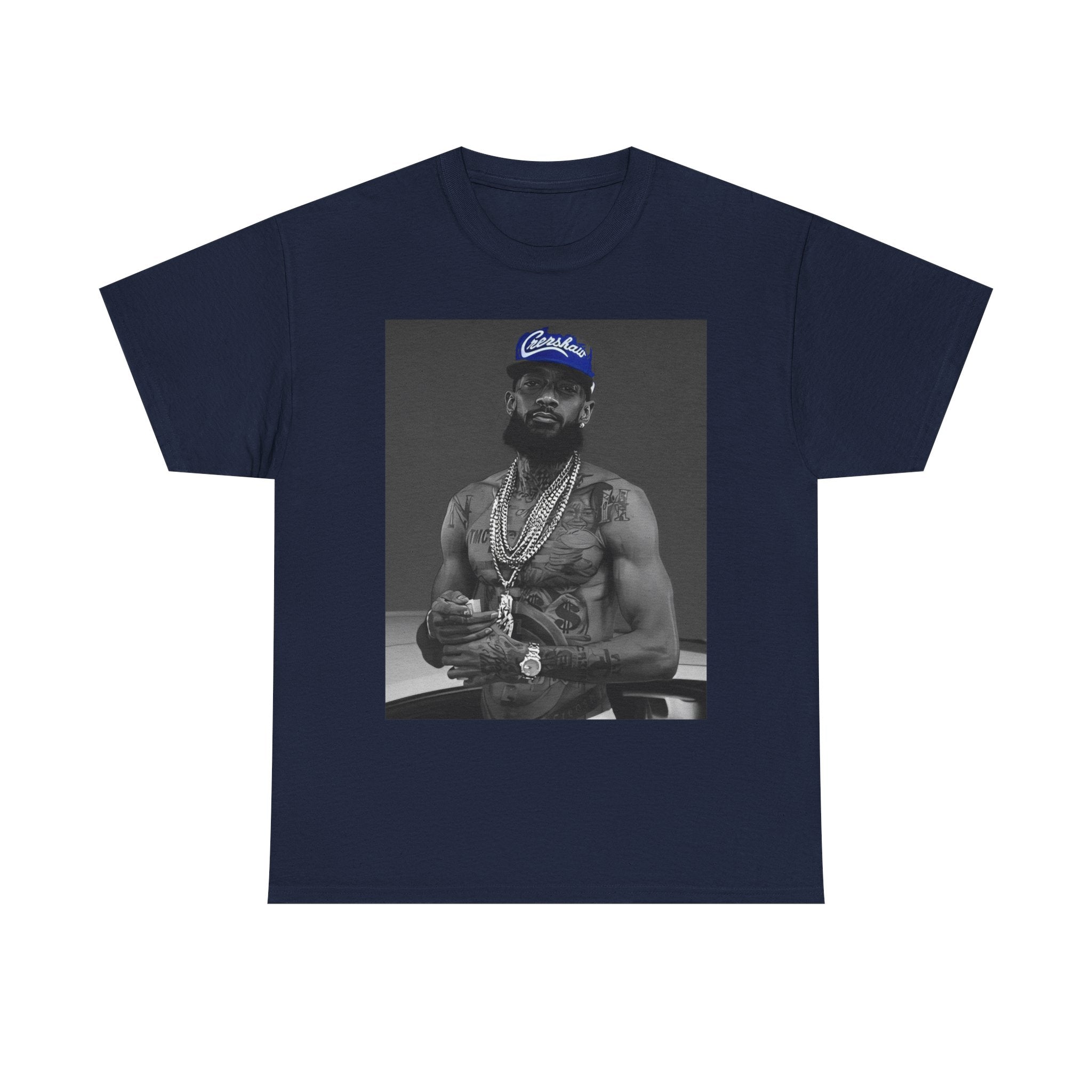 Iconic Rap Legend Photo Tee — Los Angeles Cap Graphic