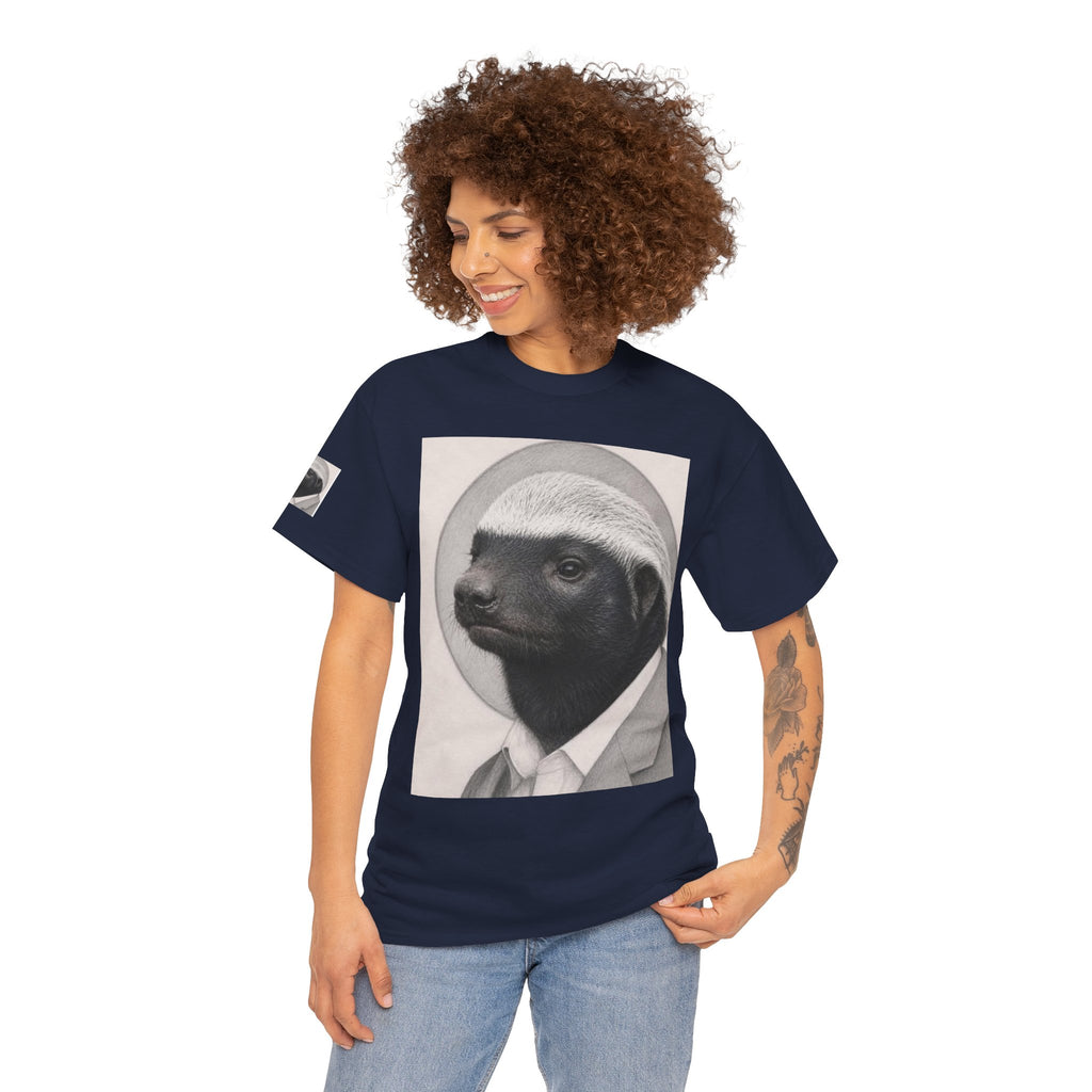 Badger Portrait Tee — "Which One of Y’all MF Said Something About a Home?" Graphic T‑Shirt