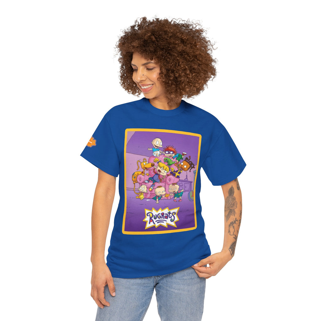 Rugrats Character Collage Tee — Retro Nickelodeon Kids Cartoon T-Shirt