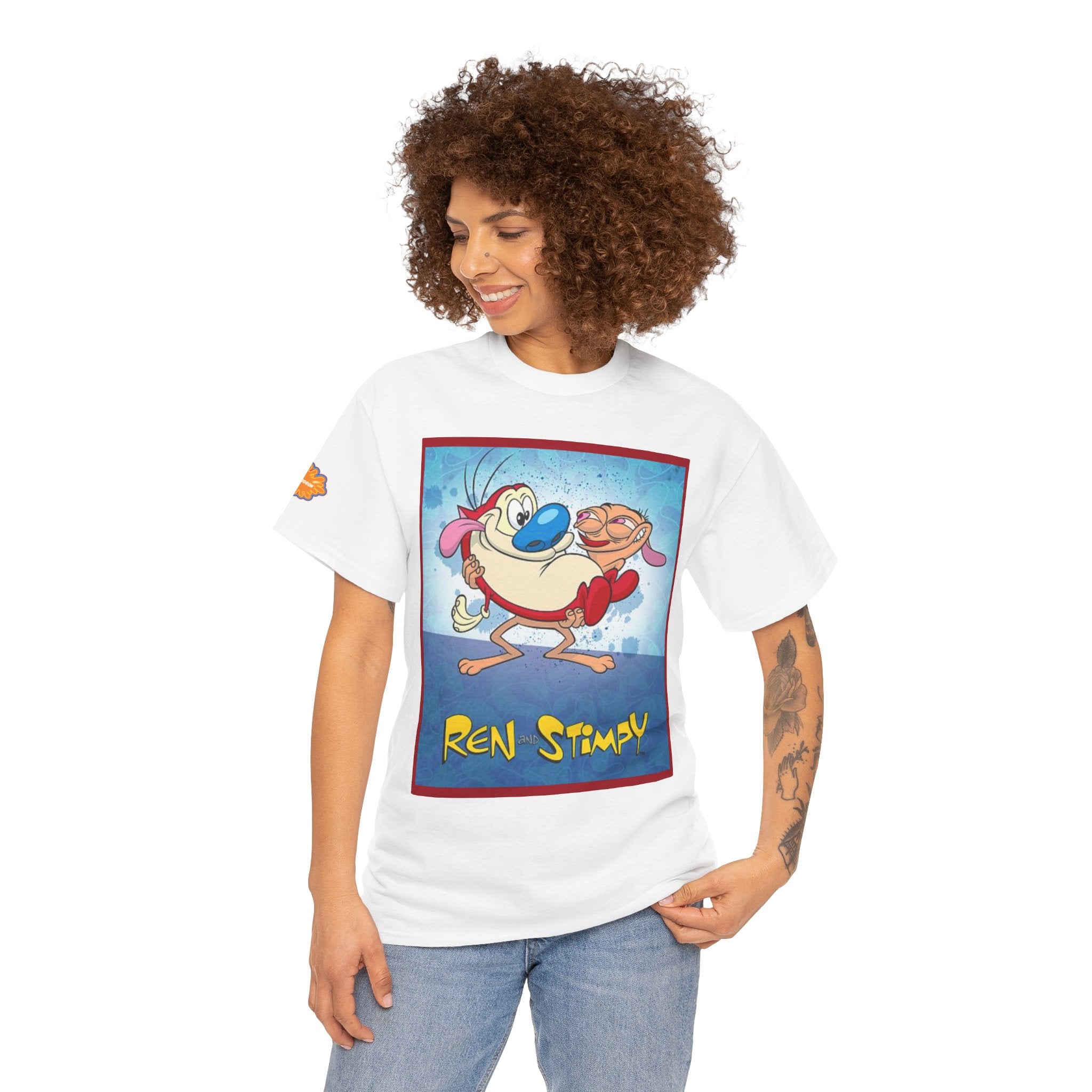 Ren & Stimpy Graphic Tee — Retro Nickelodeon Cartoon T-Shirt
