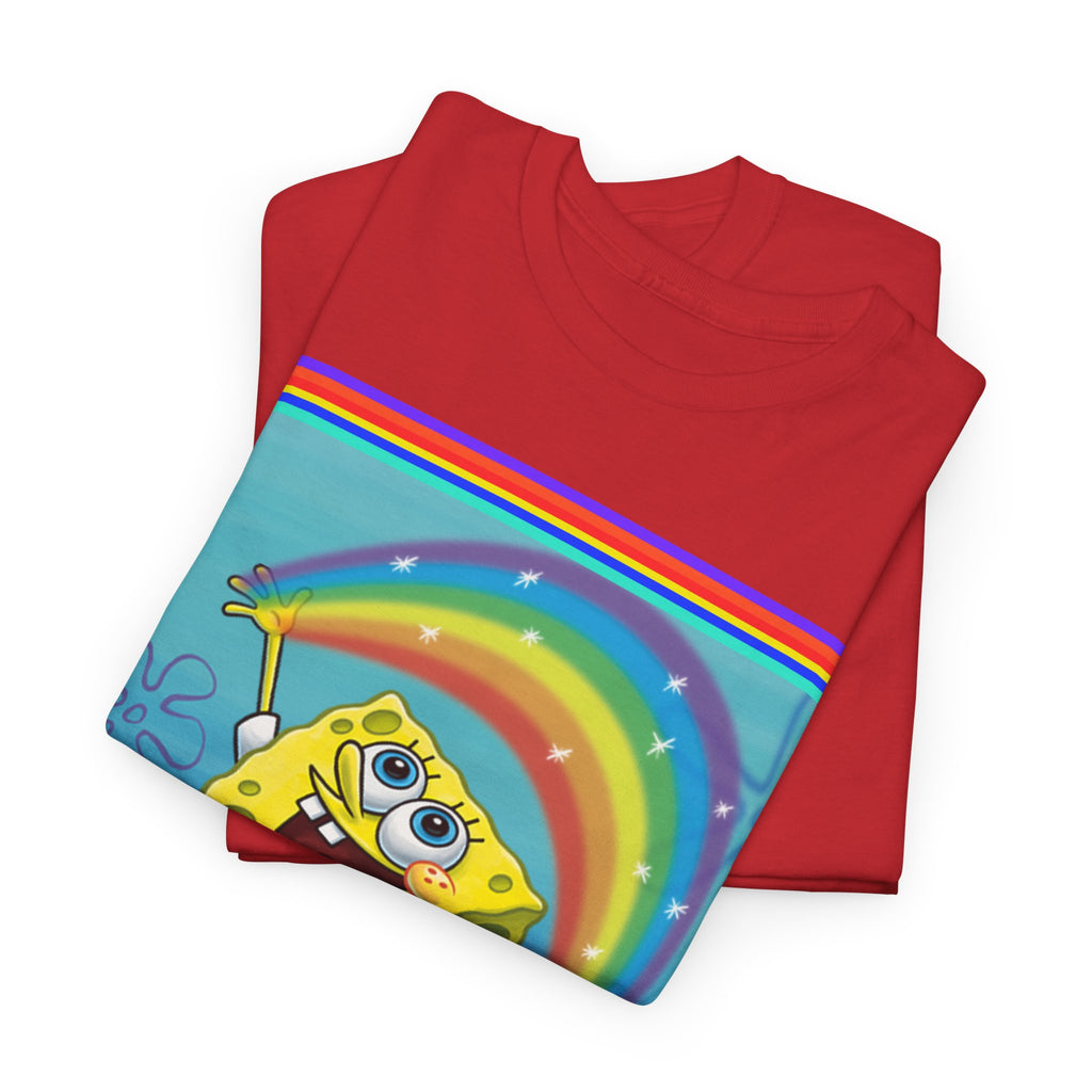 SpongeBob Rainbow SquarePants T-Shirt — Nickelodeon Graphic Tee