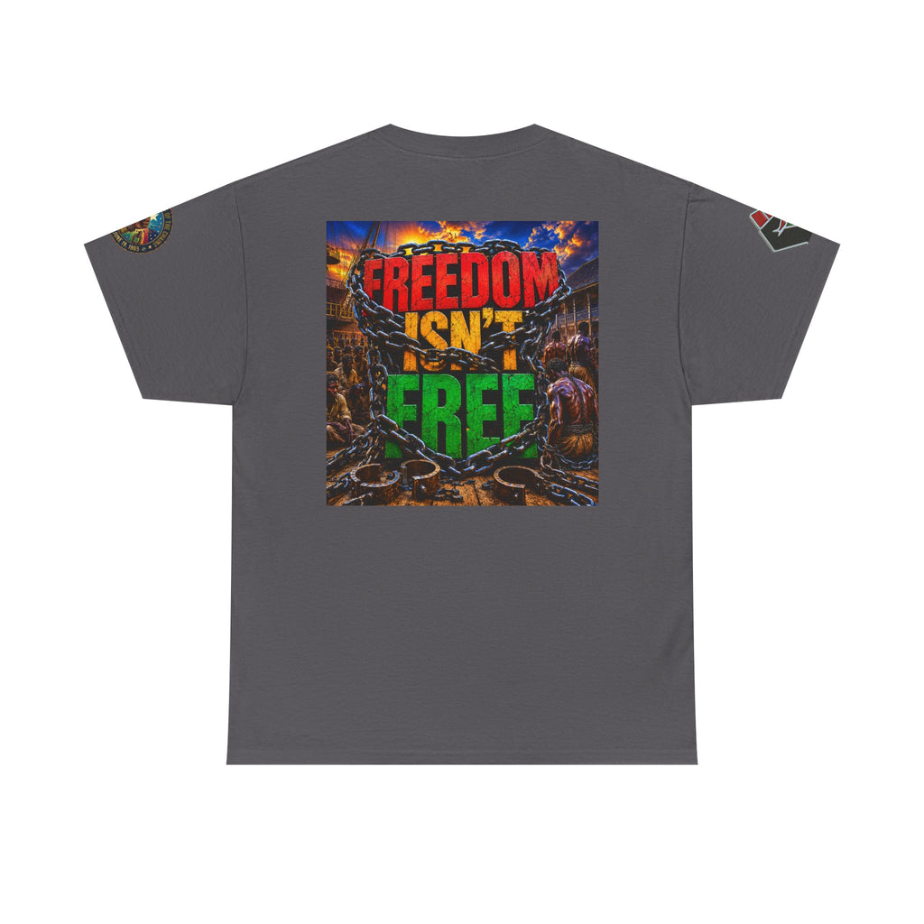 Freedom Isn’t Free Tee — Patriotic Fireworks Soldier Graphic T-Shirt