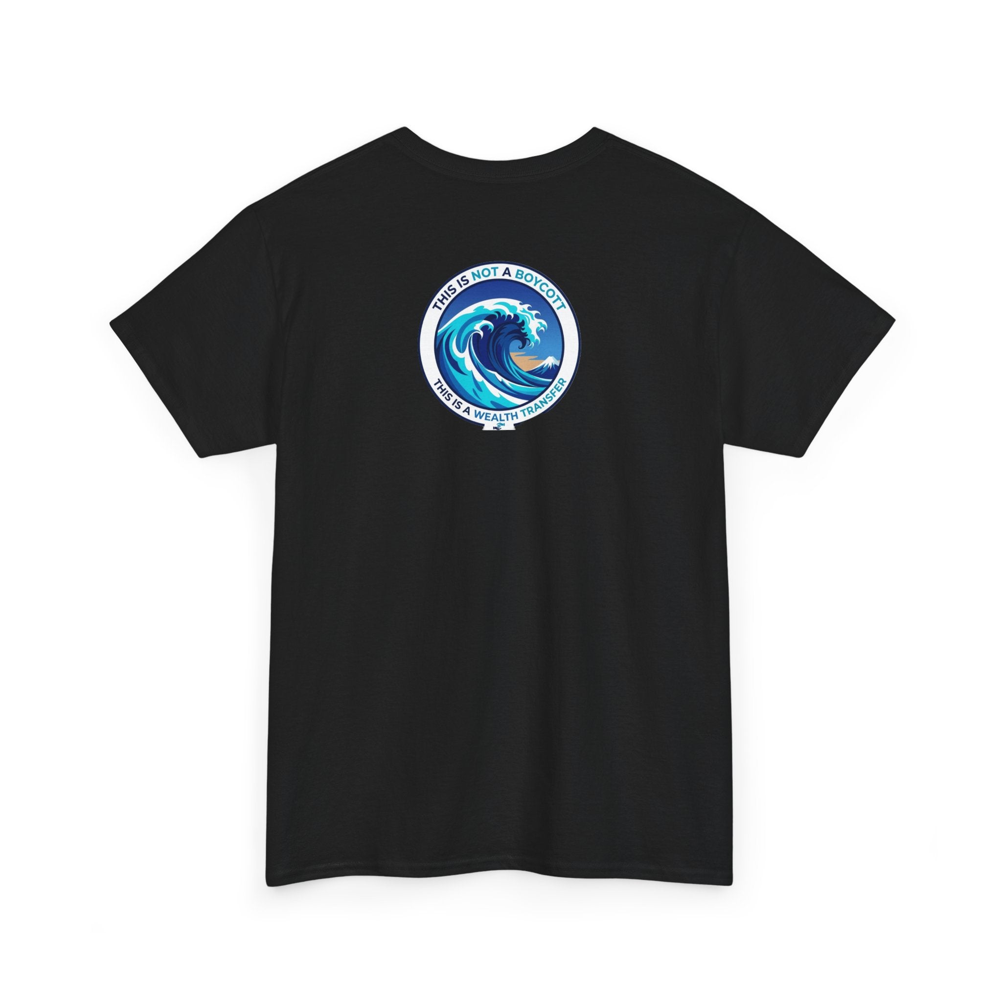 T-Shirt — Coastal Wave Graphic Tee (Ocean Sunset Wave Art)