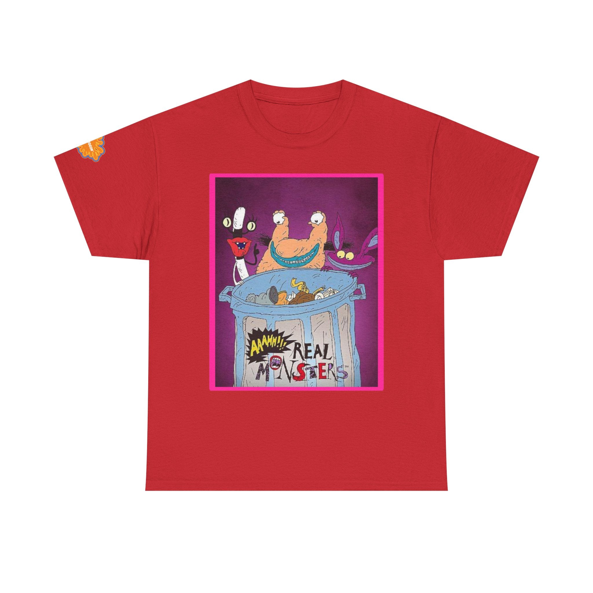 Real Monsters Vintage Cartoon T-Shirt — Nickelodeon Rugrats Crew Tee