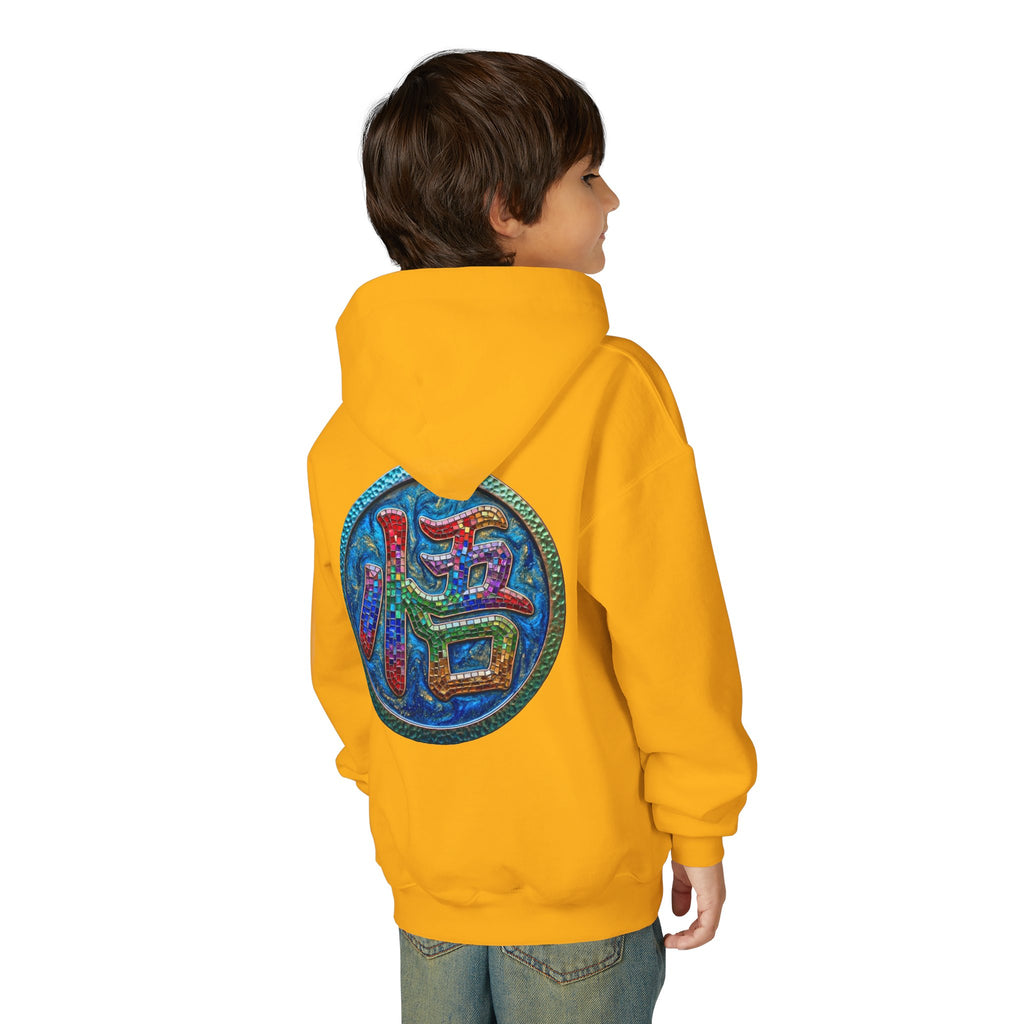 Dragon Boy Hoodie — Goku Cartoon Emblem Youth Hooded Sweatshirt