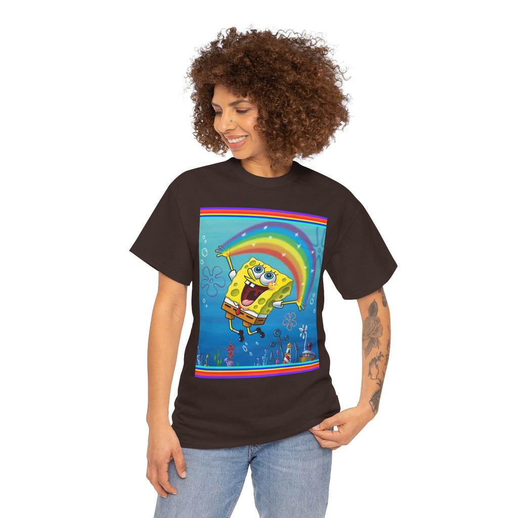 SpongeBob Rainbow SquarePants T-Shirt — Nickelodeon Graphic Tee