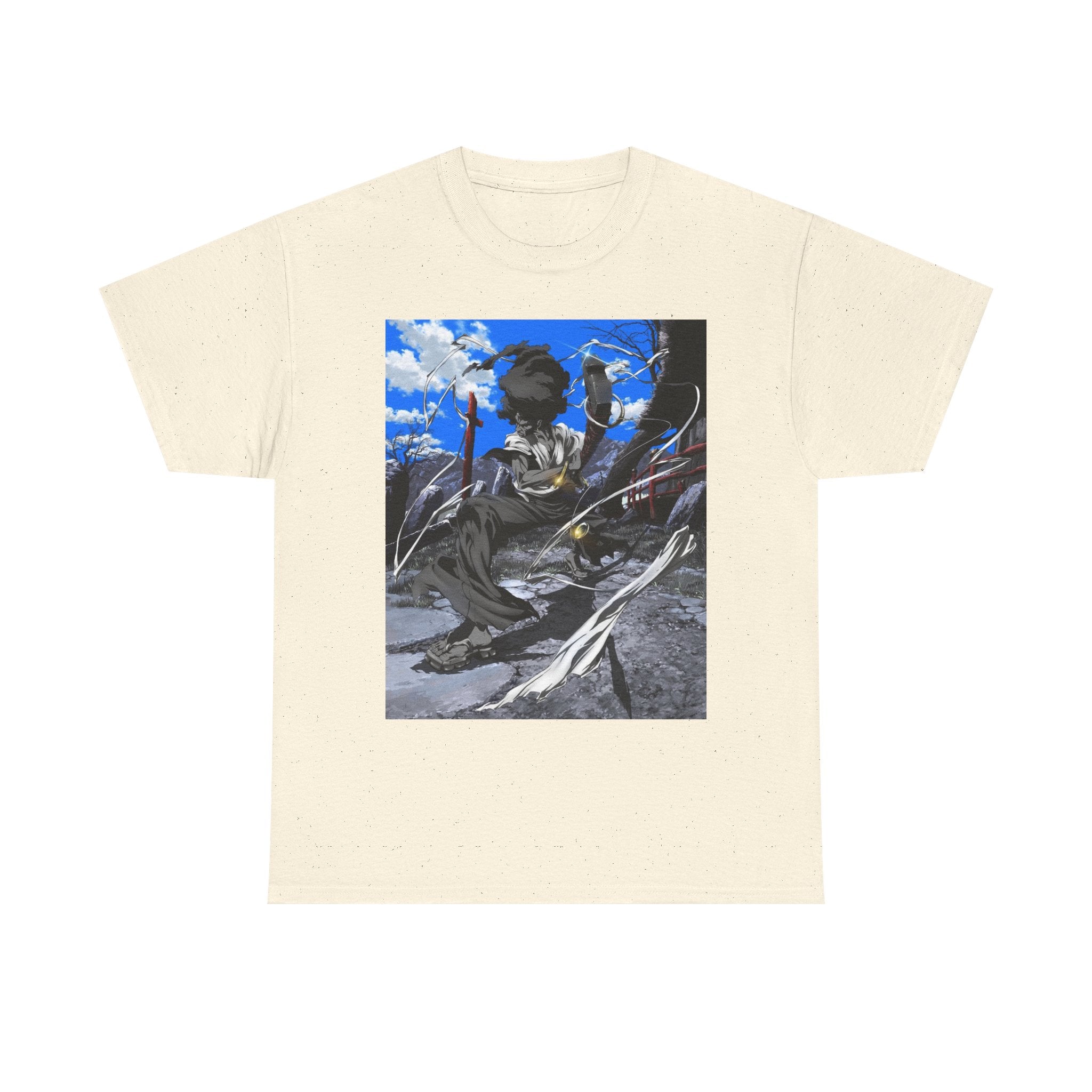 Afro Samurai Graphic Tee — Anime Streetwear T‑Shirt