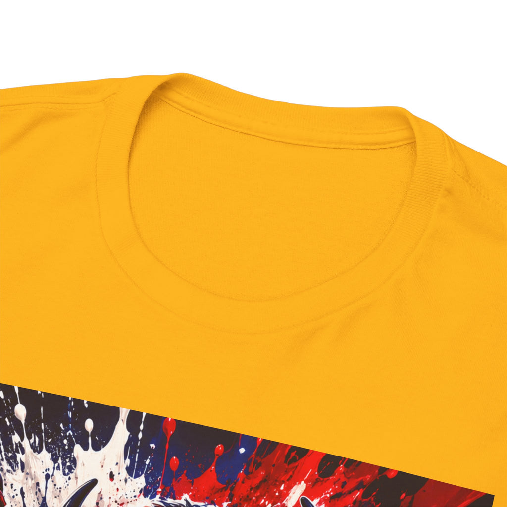 Howard University Buffalo Spirit Tee — HU Bison Red & Blue Campus Shirt