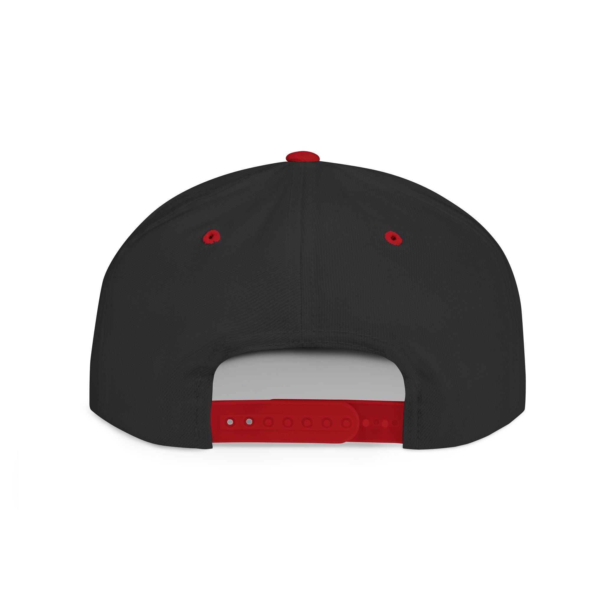 Retro Cartoon Egg Character Flat Bill Snapback Hat
