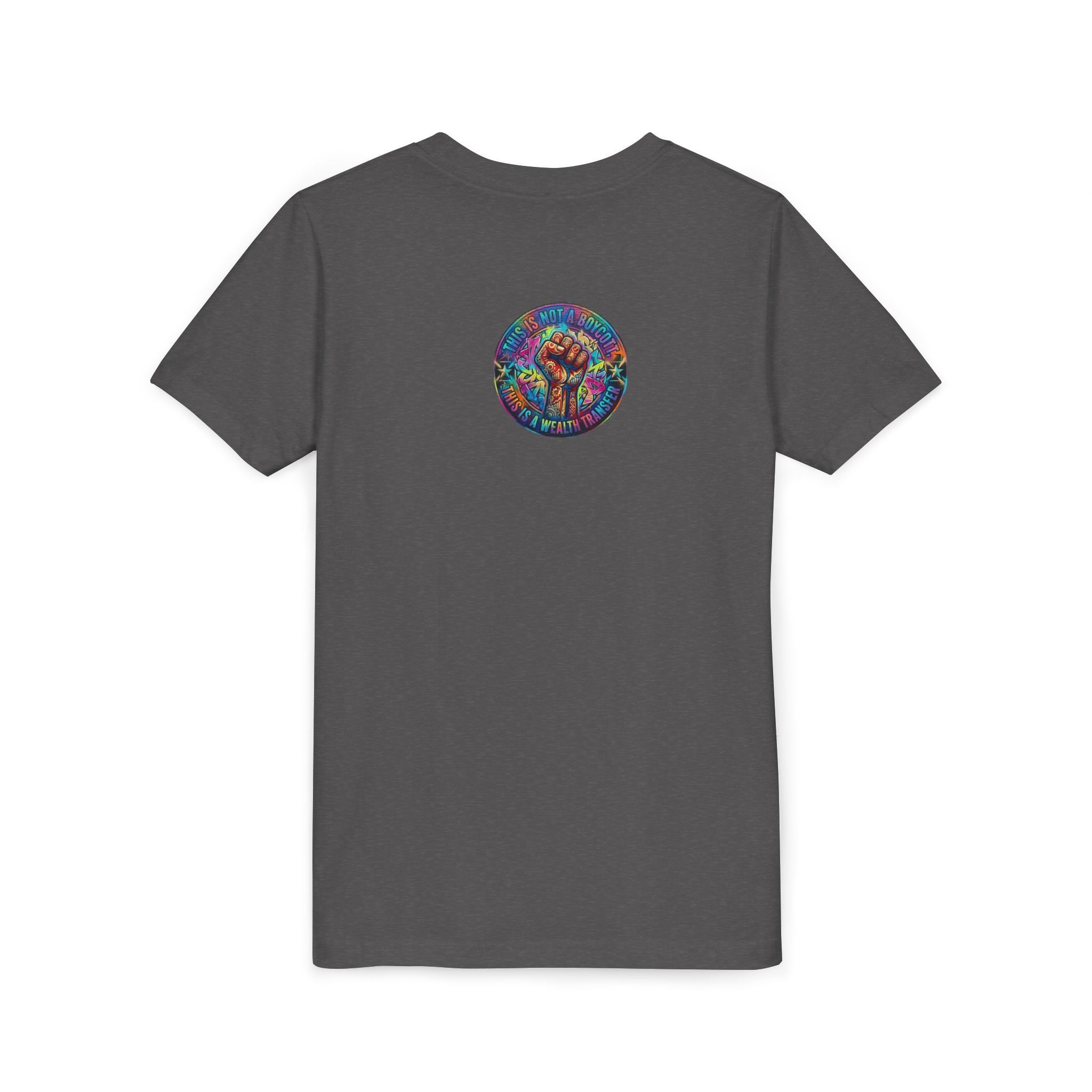 Youth Trophy Lightning Tee — Winning Kids' Short Sleeve Shirt with Stars & Confetti