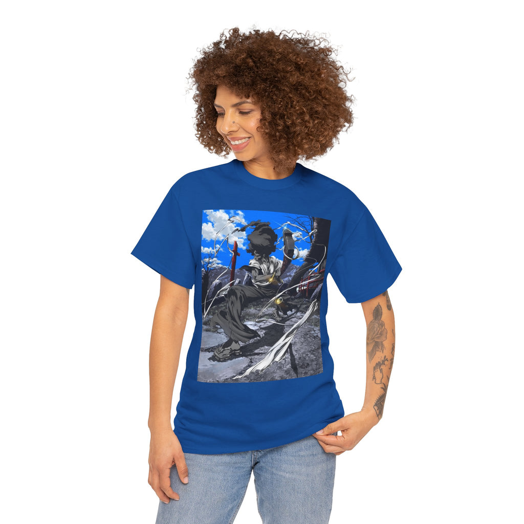Afro Samurai Graphic Tee — Anime Streetwear T‑Shirt