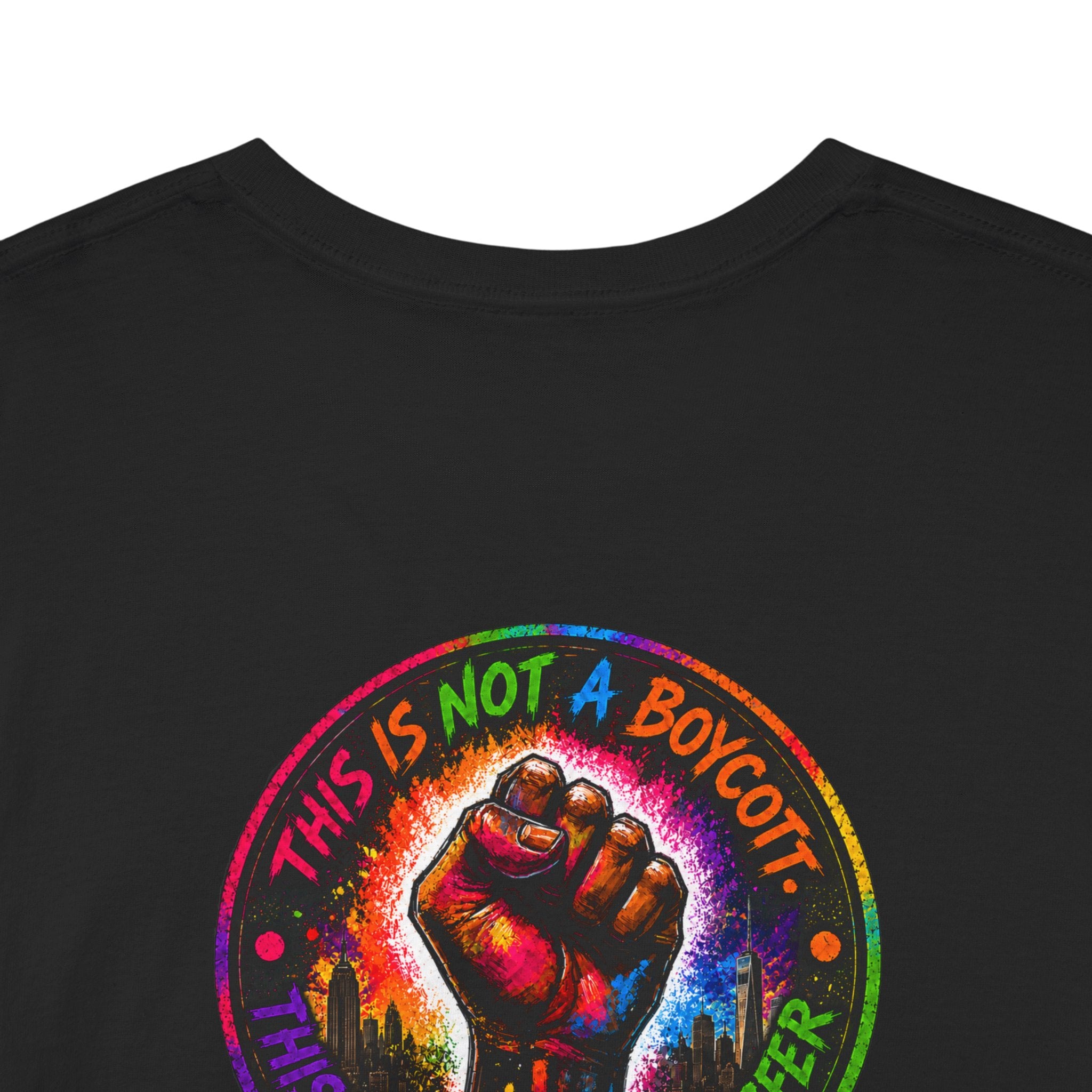 They Want Our Rhythm But Not Our Blues Tee — Black Power Fist Social Justice T-Shirt