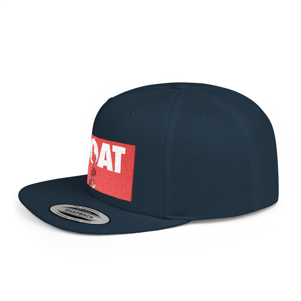 Copy of Flat Bill Snapback Hat — Retro Dance Crew Graphic Cap