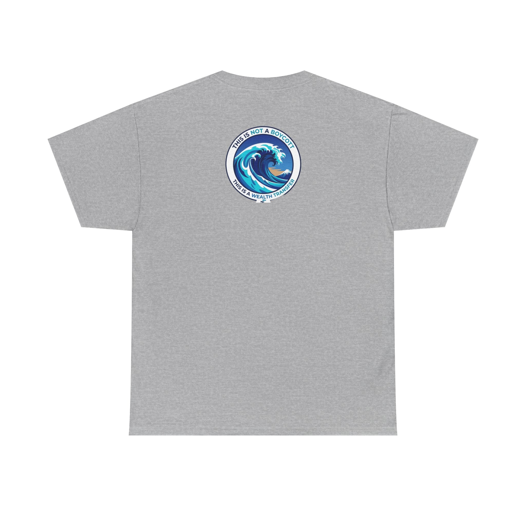 T-Shirt — Coastal Wave Graphic Tee (Ocean Sunset Wave Art)