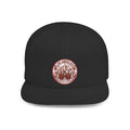 Wildflower Crown Snapback Hat — 'Little Dreamer' Floral Embroidered Flat Bill