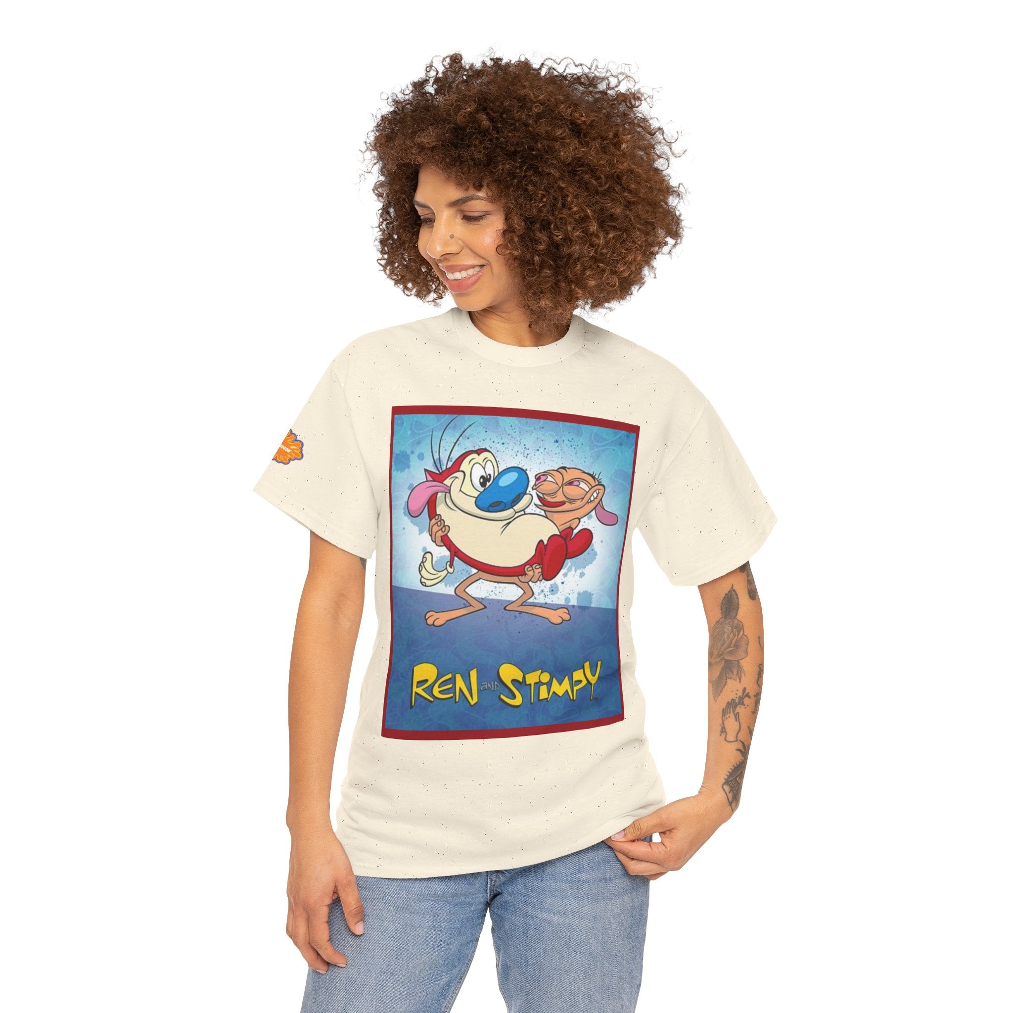 Ren & Stimpy Graphic Tee — Retro Nickelodeon Cartoon T-Shirt