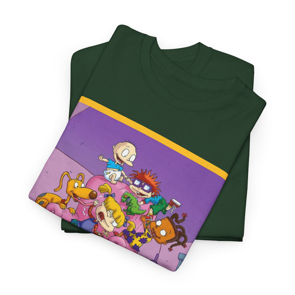 Rugrats Character Collage Tee — Retro Nickelodeon Kids Cartoon T-Shirt