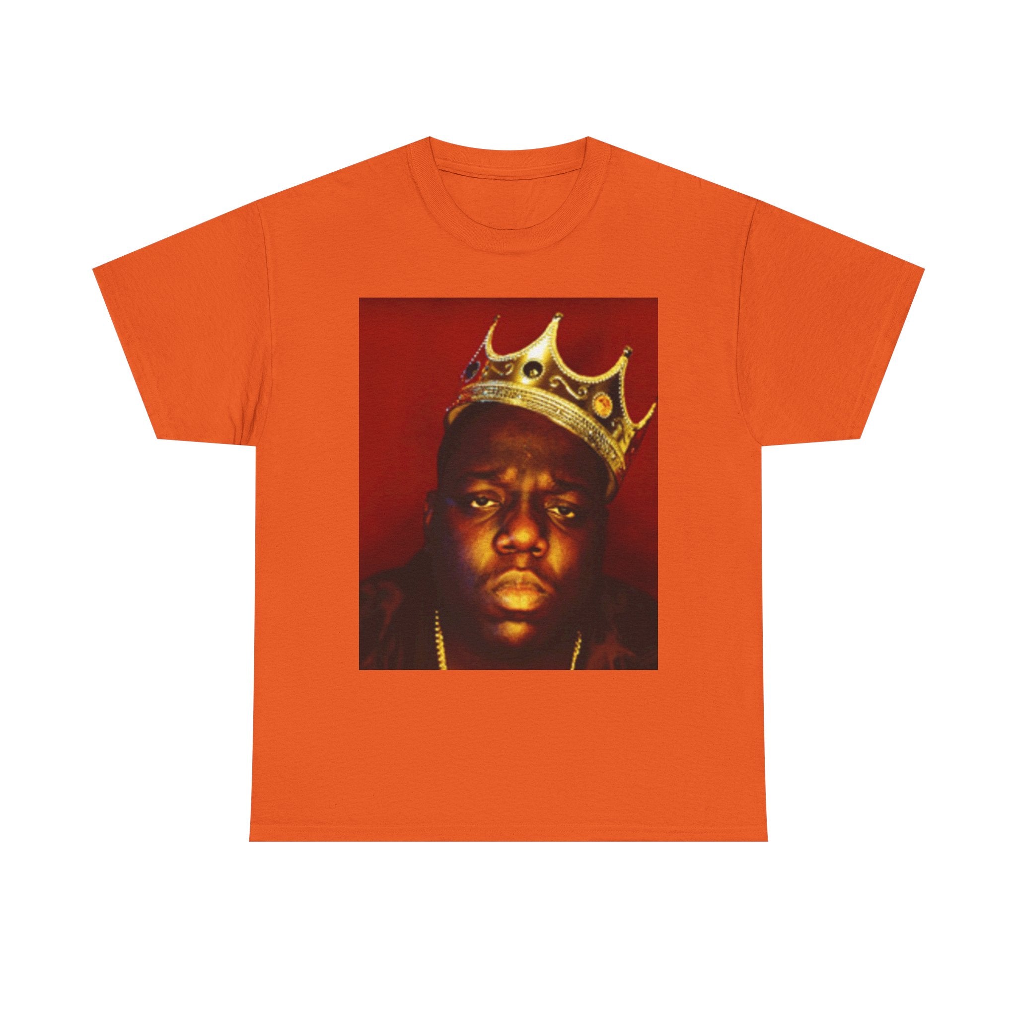 Vintage Crown Portrait Tee — Retro Hip-Hop Photo Graphic T-Shirt