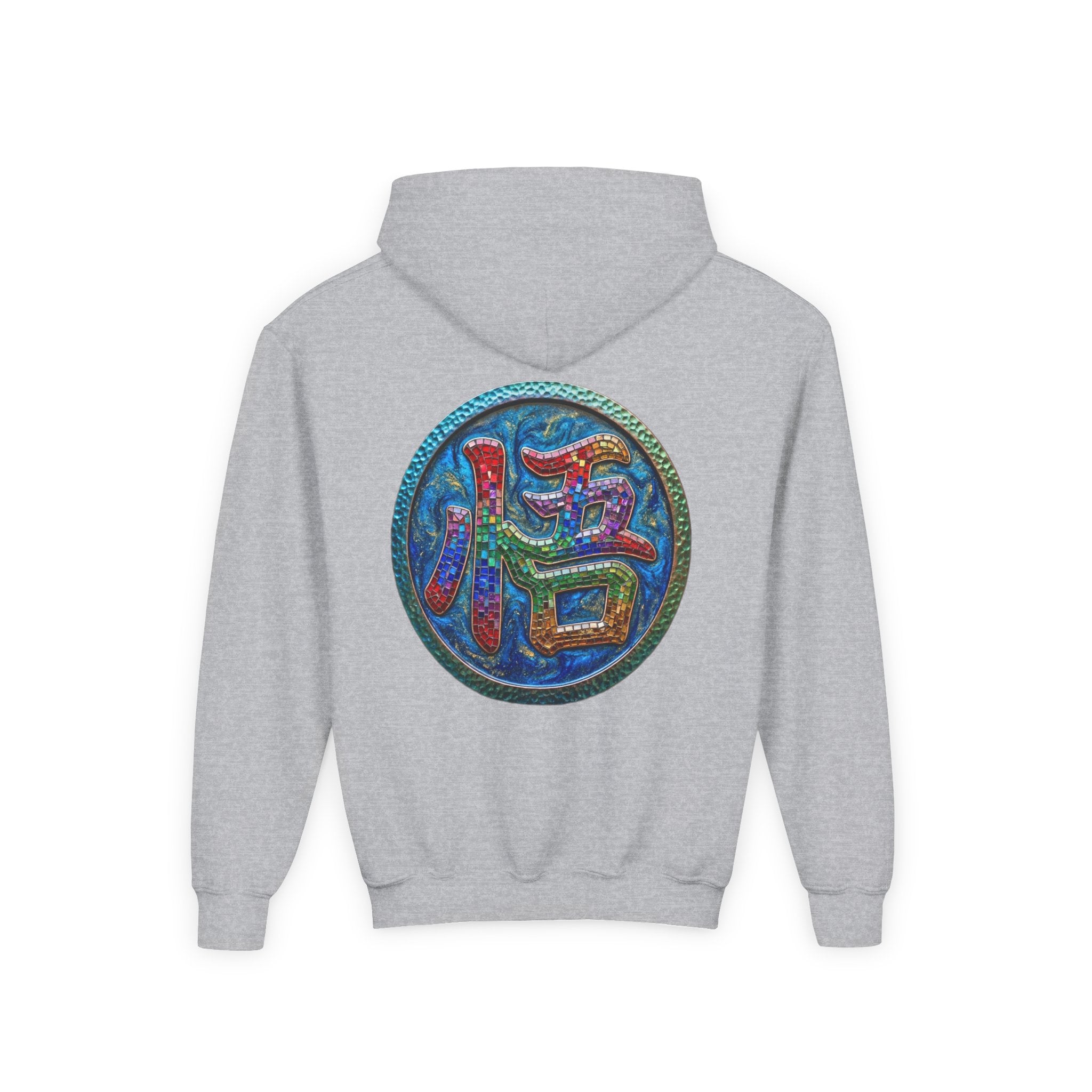 Dragon Boy Hoodie — Goku Cartoon Emblem Youth Hooded Sweatshirt
