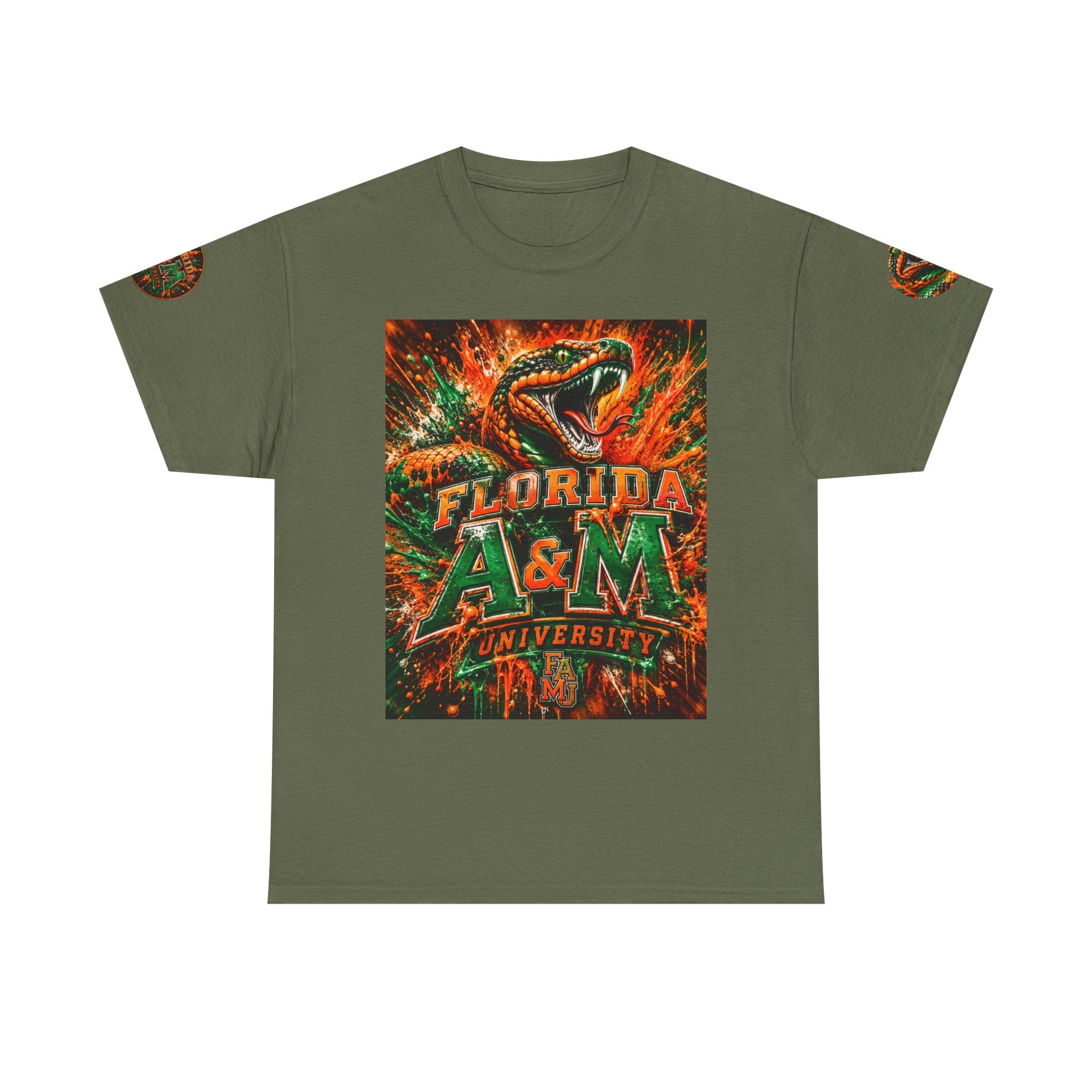Florida A&M University Rattler Tee — Vintage Snake Mascot College T-Shirt