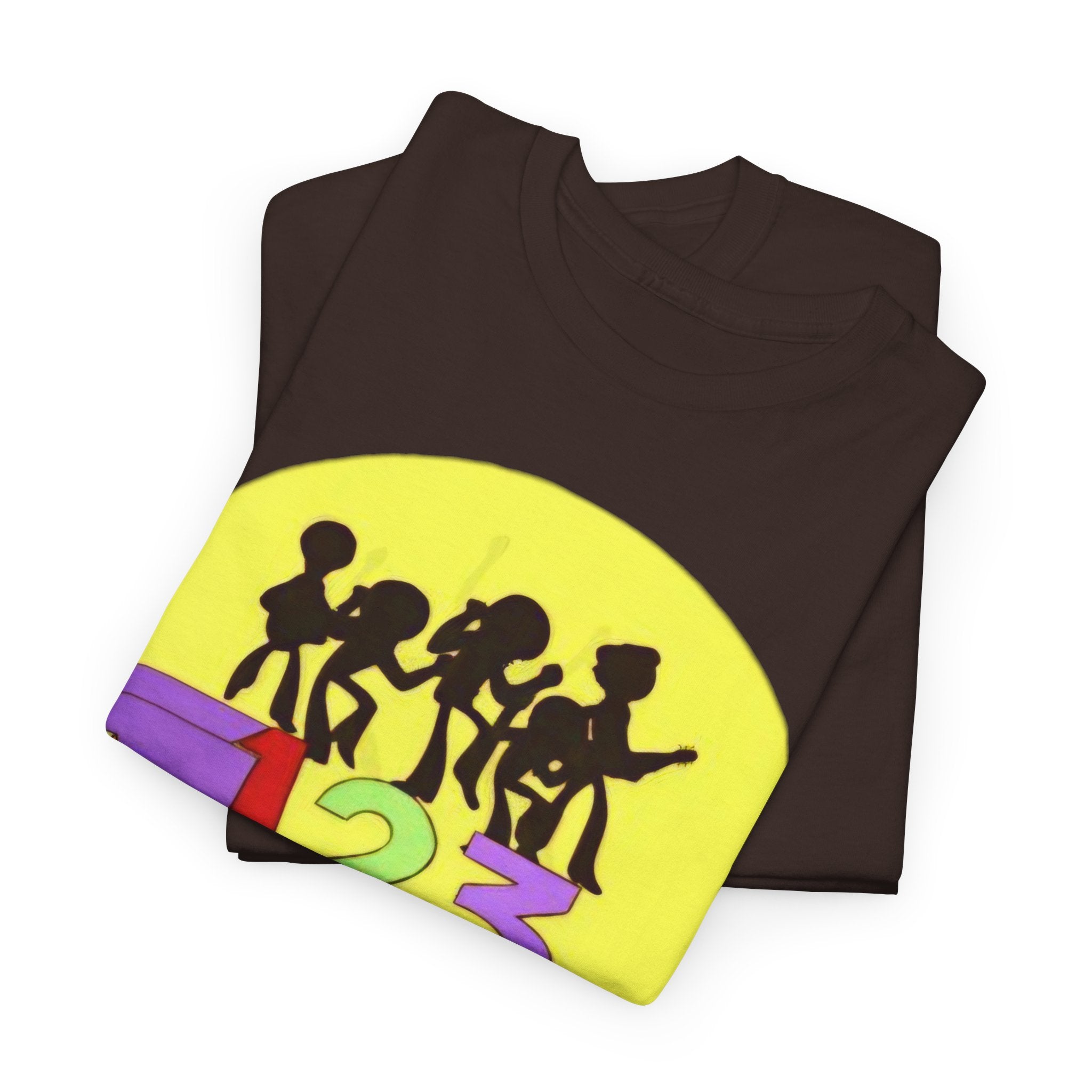 ABC 123 Kids Music Tee — Colorful Educational Rhythm Shirt