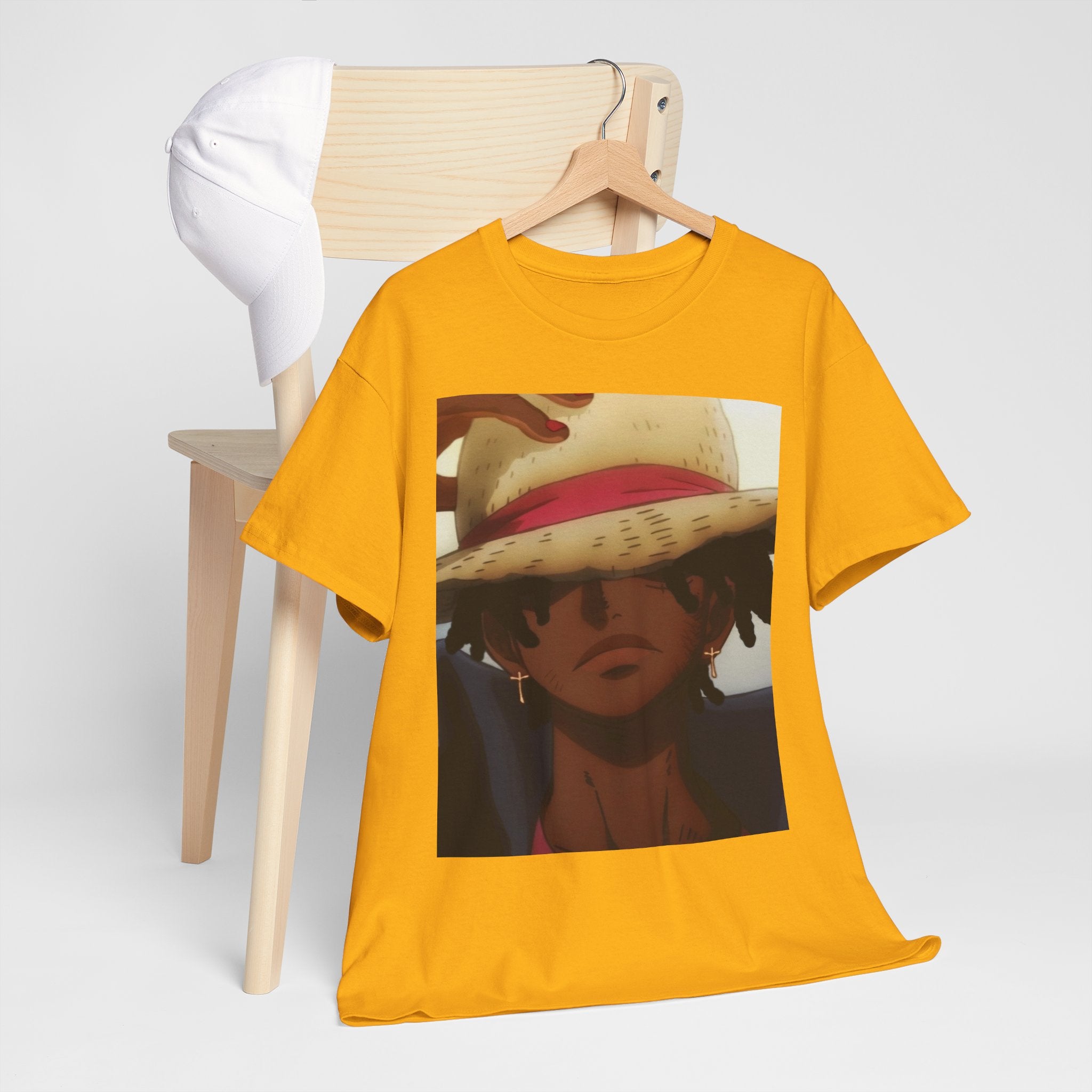 One Piece Luffy Straw Hat T‑Shirt — Anime Pirate Crew Graphic Tee