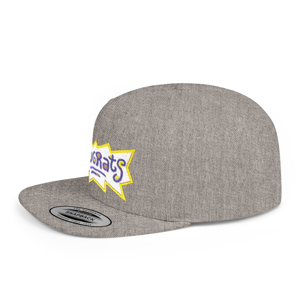 Snapback Hat — Retro 'Rugrats' Logo Flat Bill Cap