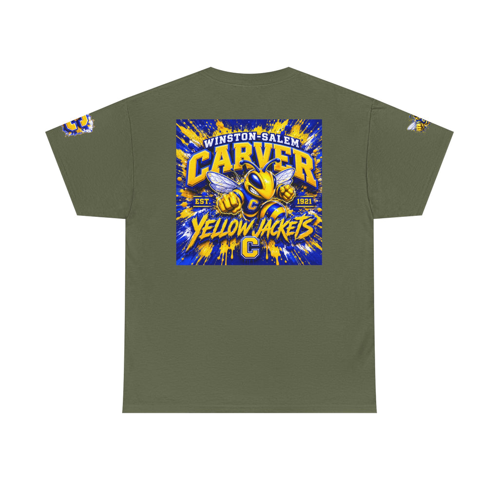 Carver Yellow Jackets Graphic T‑Shirt — Winston‑Salem School Spirit Tee