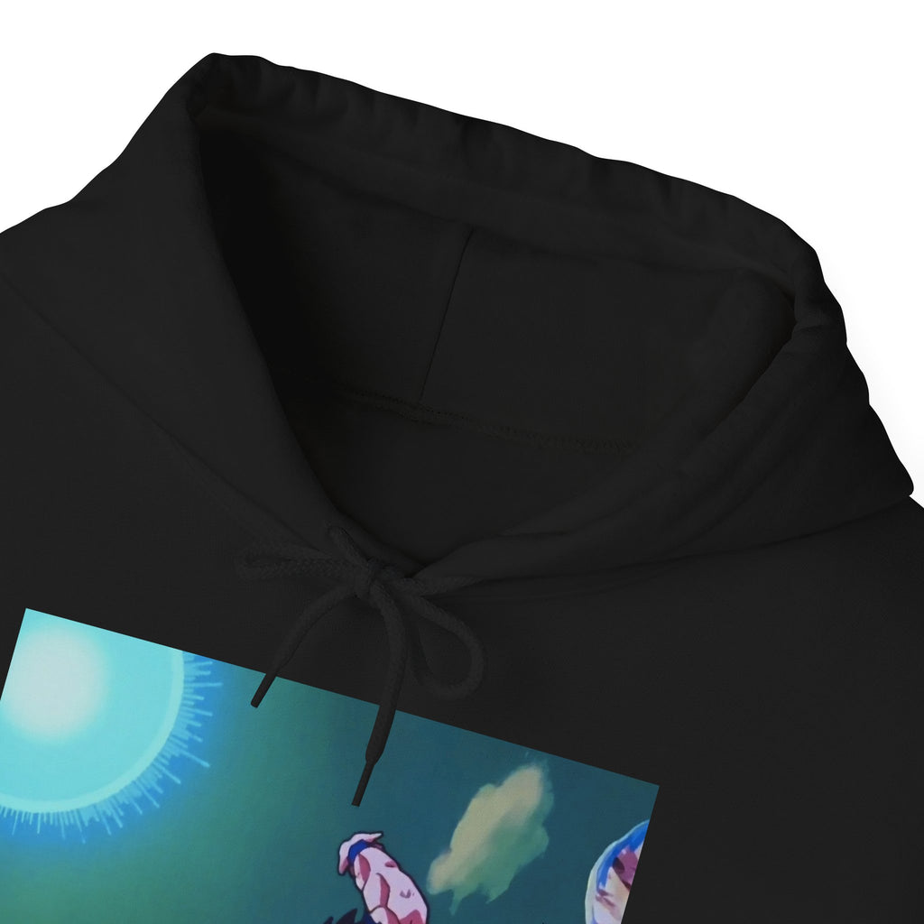 Anime Night Sky Hoodie — Girls Under the Moon Graphic Sweatshirt