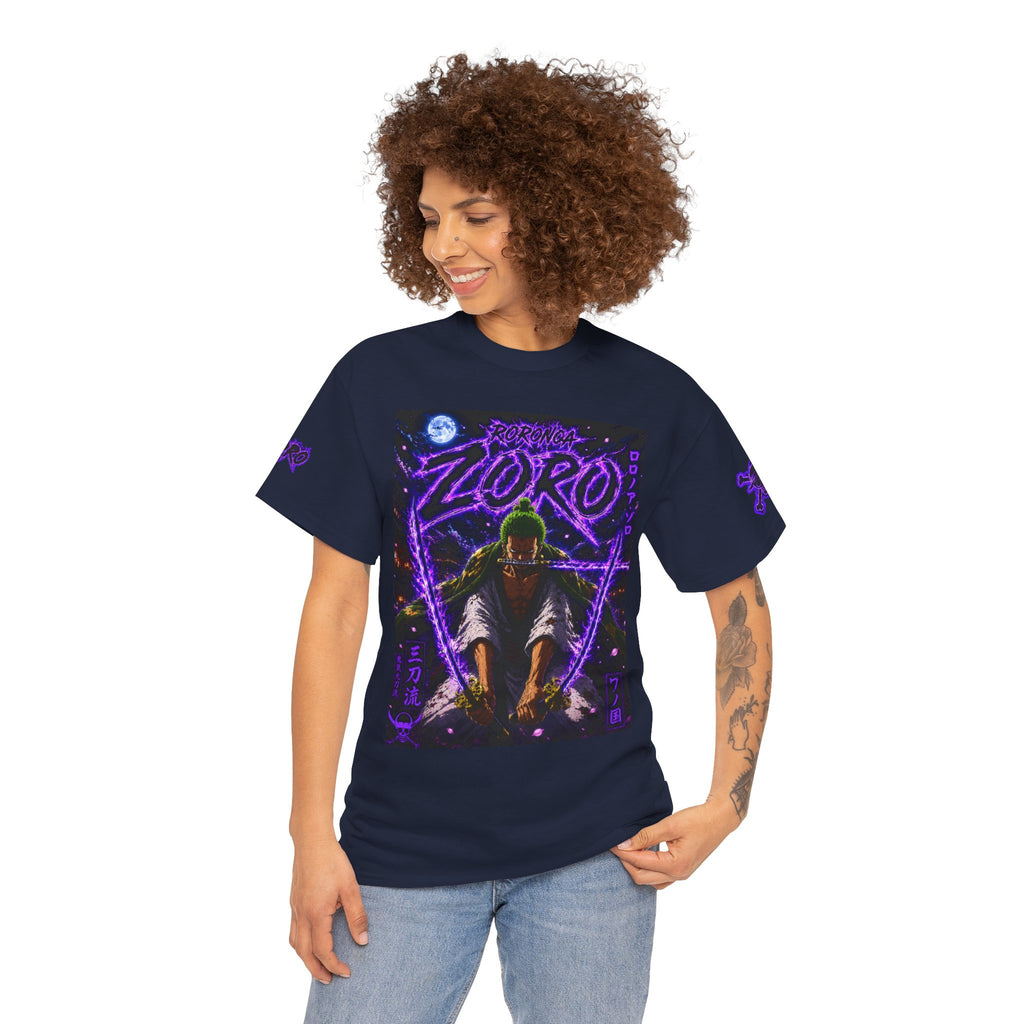 Zoro Neon Samurai T‑Shirt