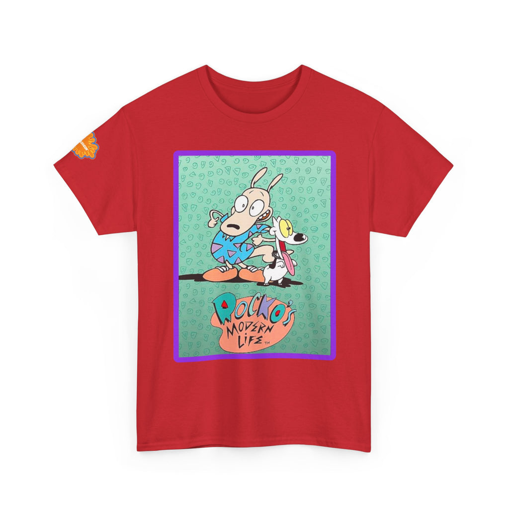 Rocko's Modern Life Cartoon Tee — Retro 90s Nicktoons Graphic T-Shirt