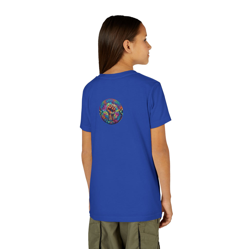 Kids Gaming Tee — Neon Rainbow Portal Gamer Shirt