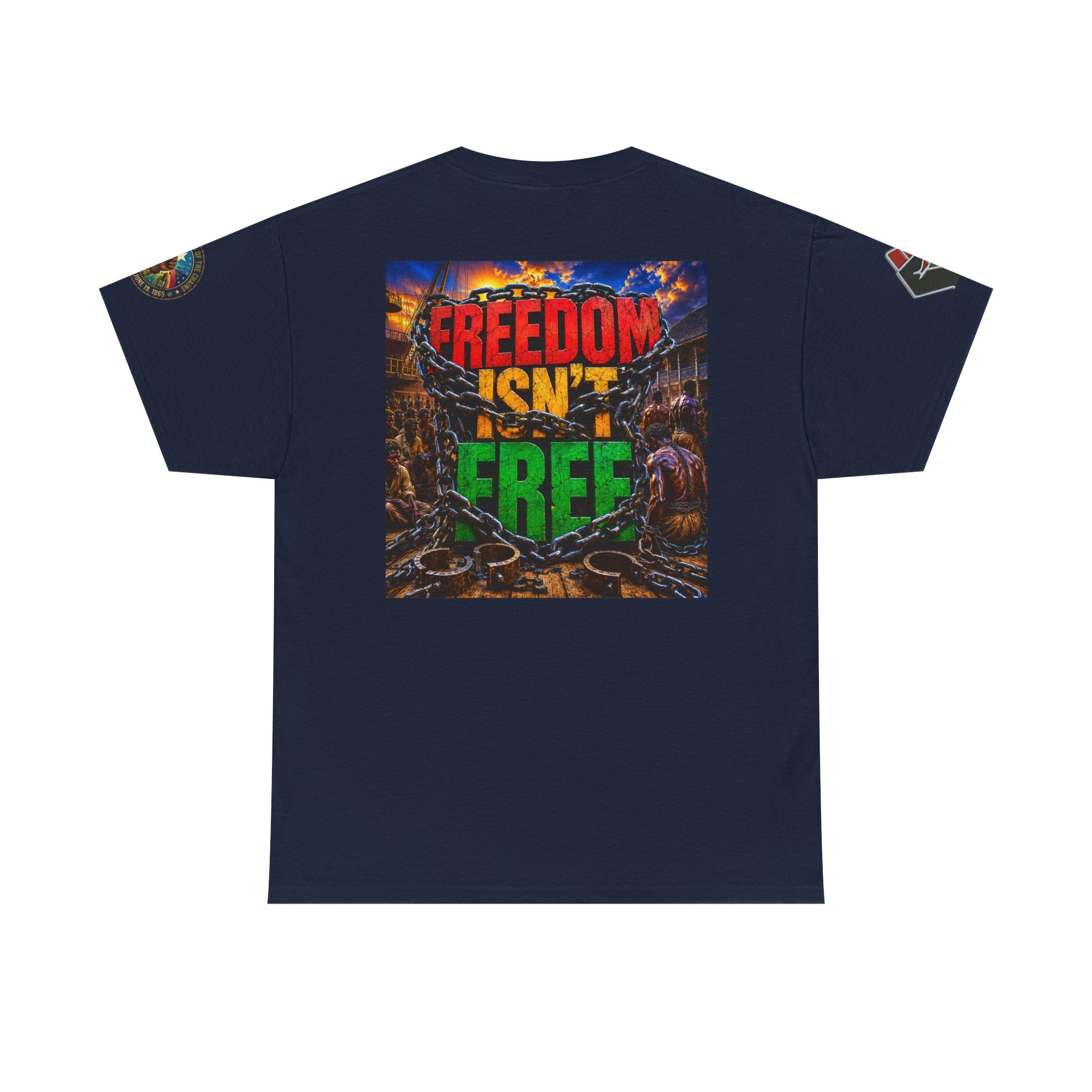 Freedom Isn’t Free Tee — Patriotic Fireworks Soldier Graphic T-Shirt