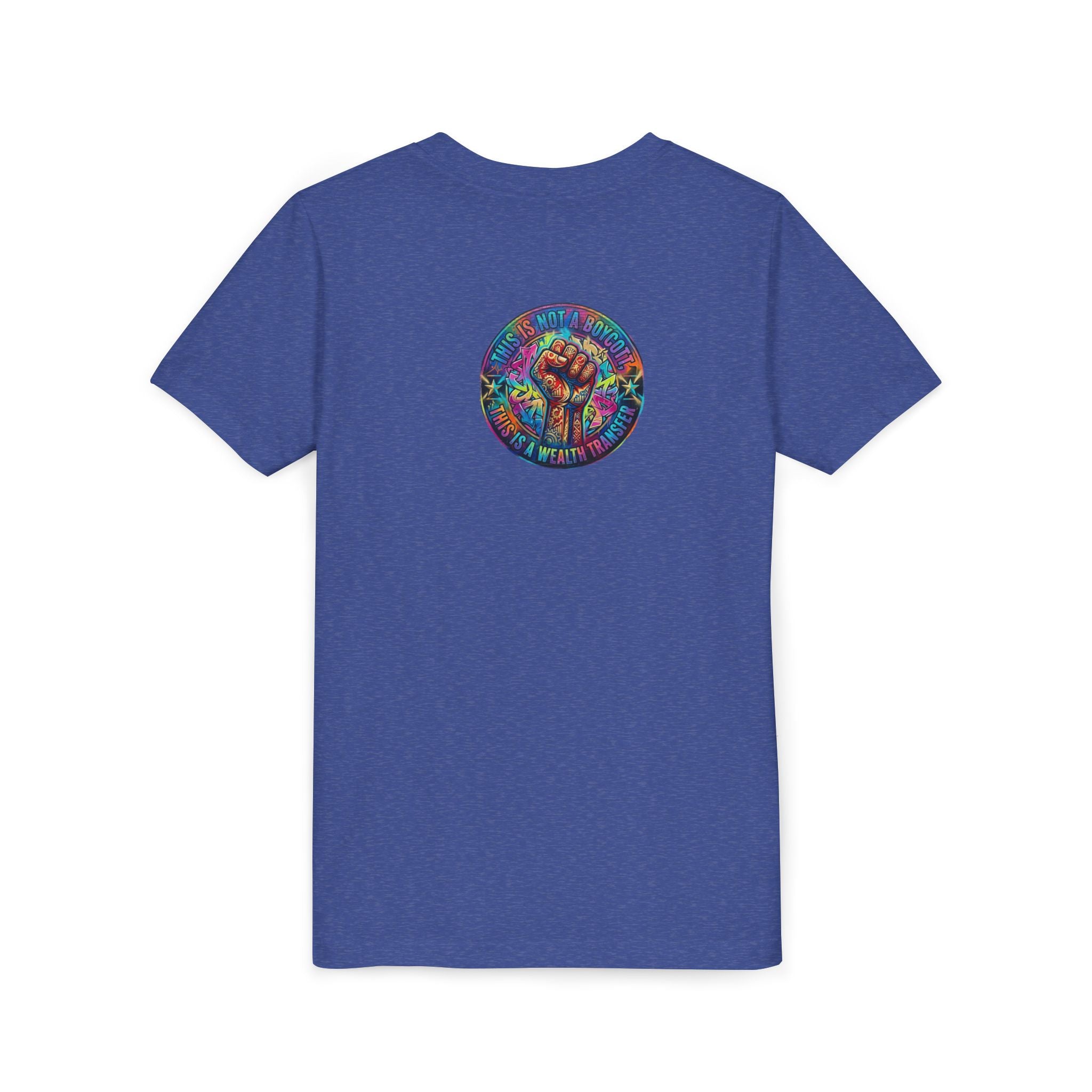 Retro Pixel Explosion Youth Tee — Smiling Avatar, Hearts, Gems & Controllers