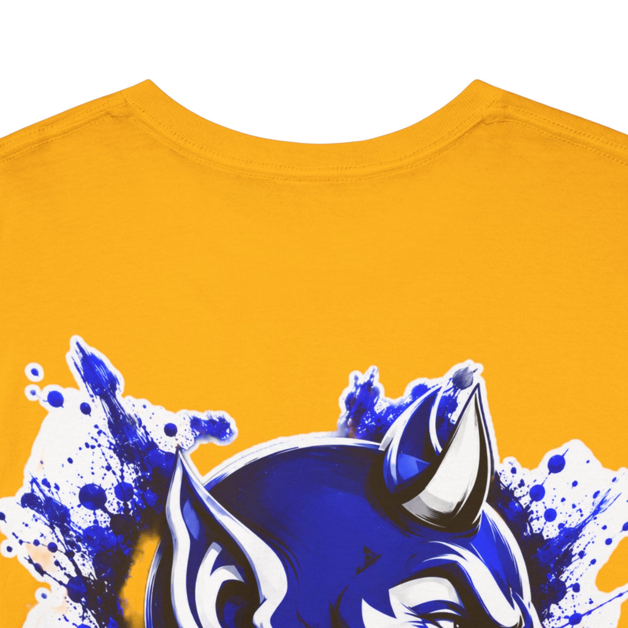 Duke Blue Devils Graphic Tee — Splatter Devil Logo T‑Shirt