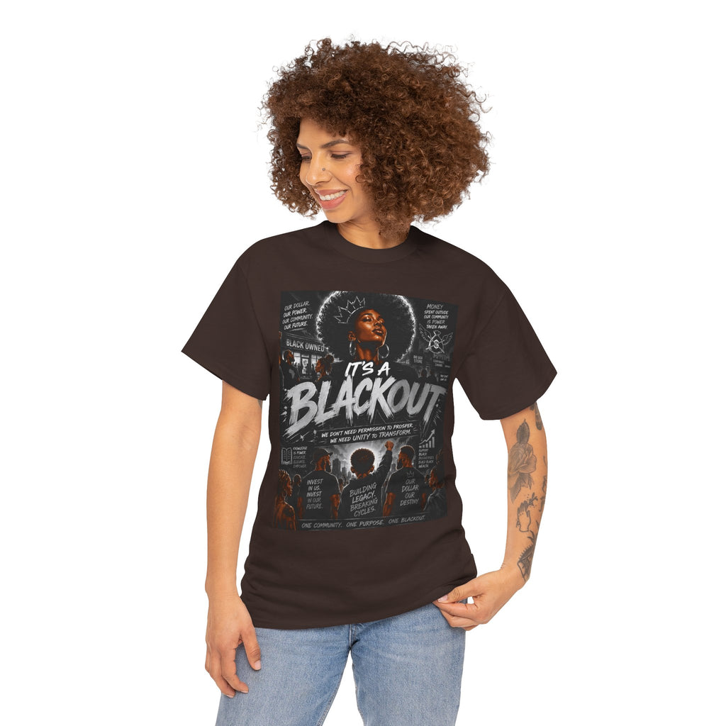 Blackout Protest T-Shirt — "It's a Blackout" Social Justice Tee