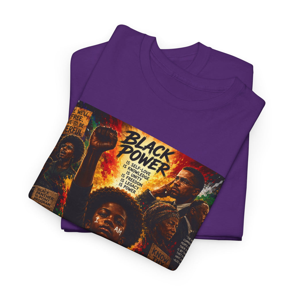 Black Power T‑Shirt — 'This Is Not A Boycott, This Is A Wealth Transfer' Protest Tee