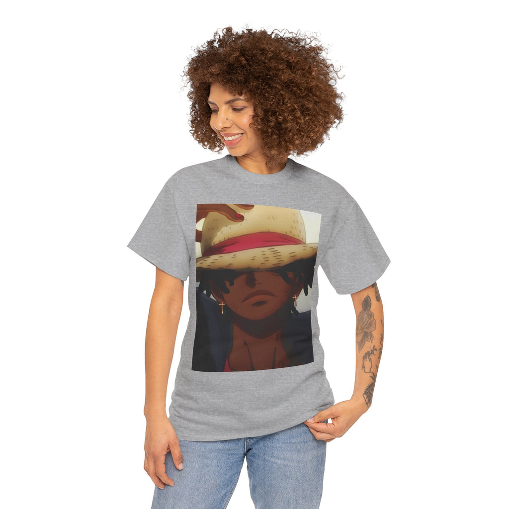 One Piece Luffy Straw Hat T‑Shirt — Anime Pirate Crew Graphic Tee