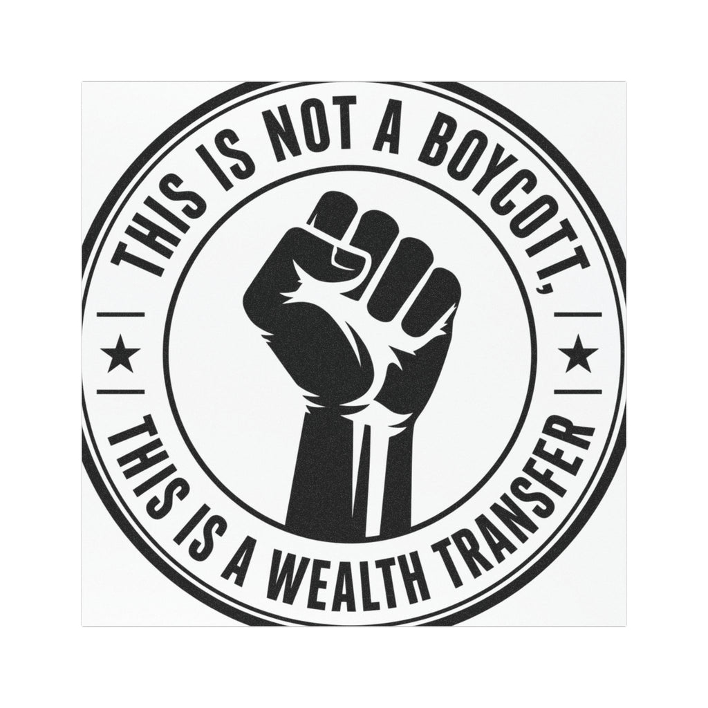 Copy of Solidarity Community Car Magnet — Dollar Bill Fist Design