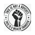 Copy of Solidarity Community Car Magnet — Dollar Bill Fist Design