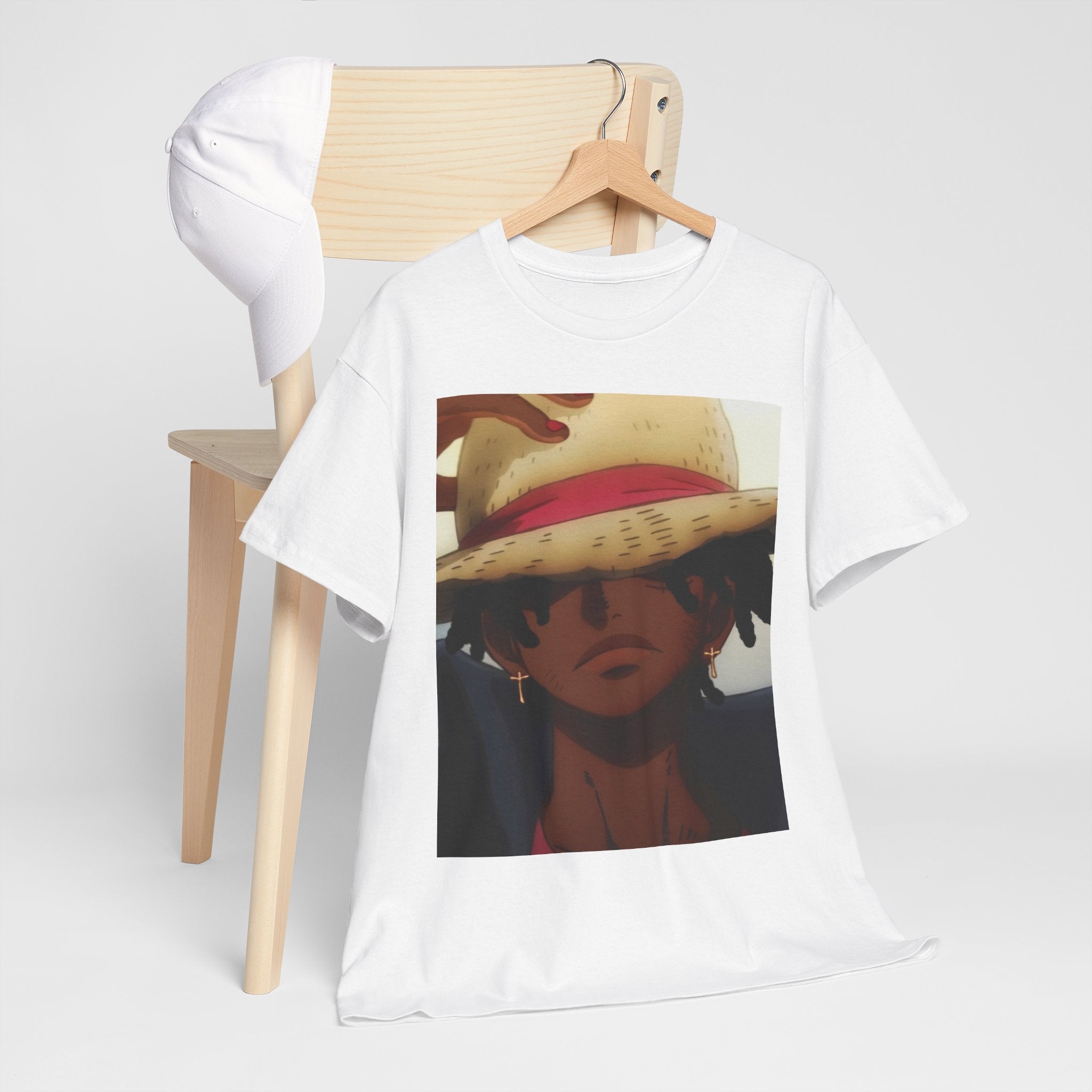 One Piece Luffy Straw Hat T‑Shirt — Anime Pirate Crew Graphic Tee