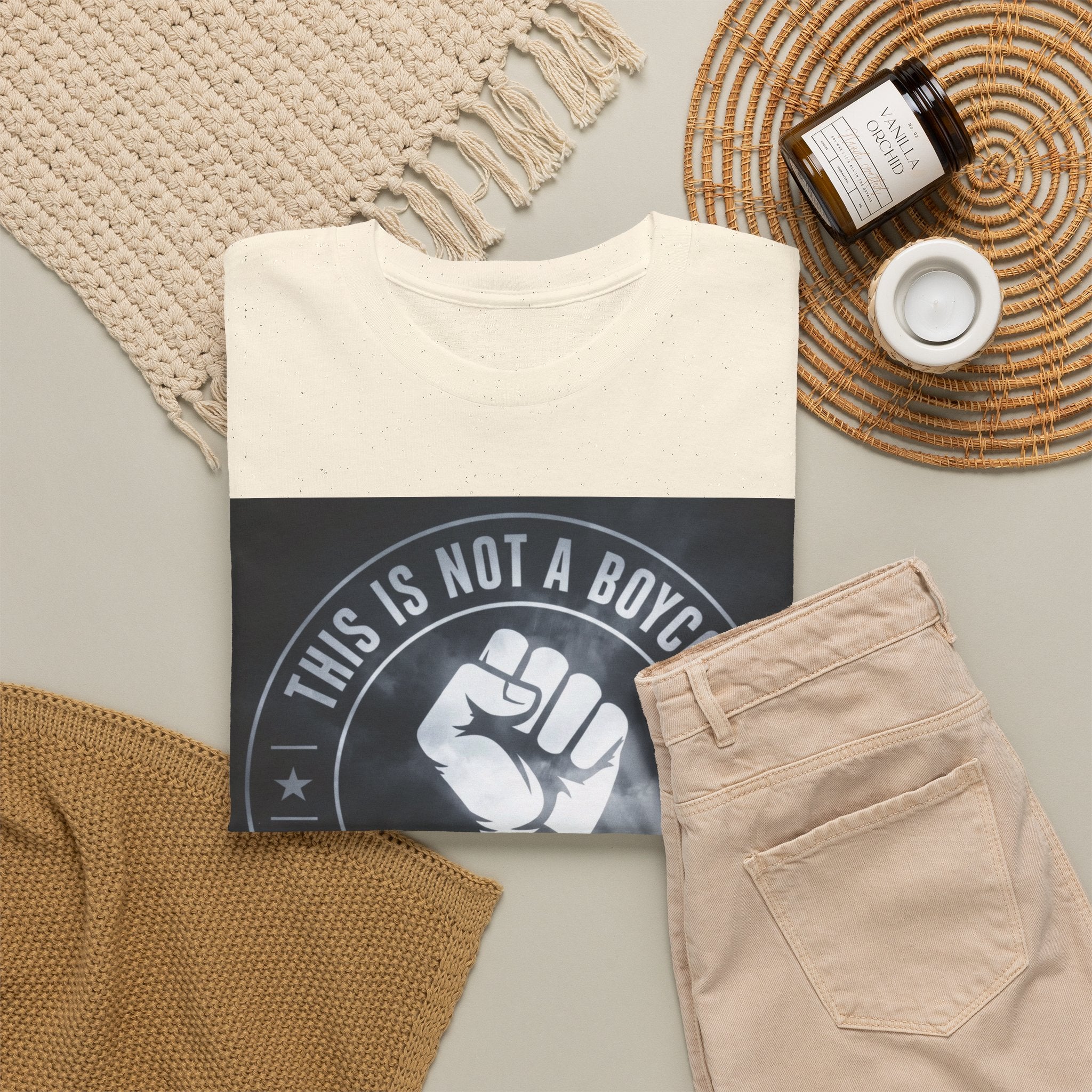 Pro-Union Fist T-Shirt — "This Is Not a Boycott, This Is a Wealth Transfer"